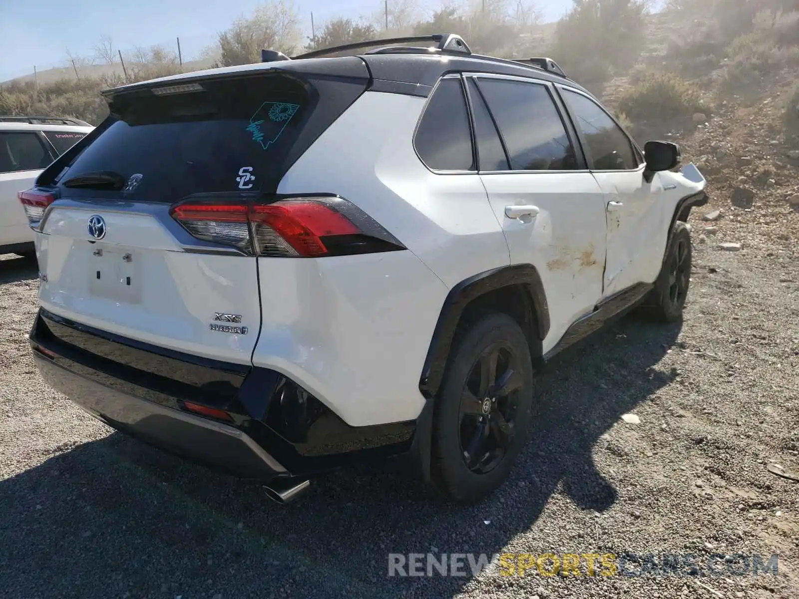 4 Photograph of a damaged car JTMEWRFV4LD525376 TOYOTA RAV4 2020