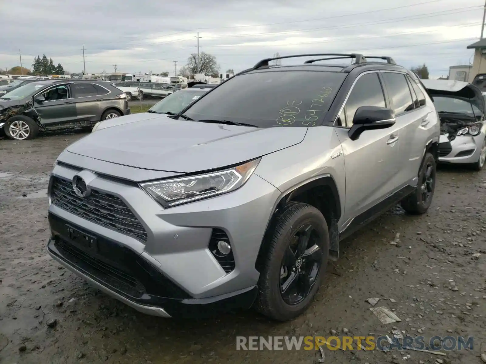 2 Photograph of a damaged car JTMEWRFV4LD540010 TOYOTA RAV4 2020