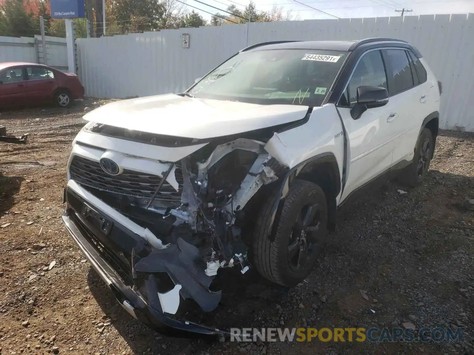 2 Photograph of a damaged car JTMEWRFV4LJ037031 TOYOTA RAV4 2020