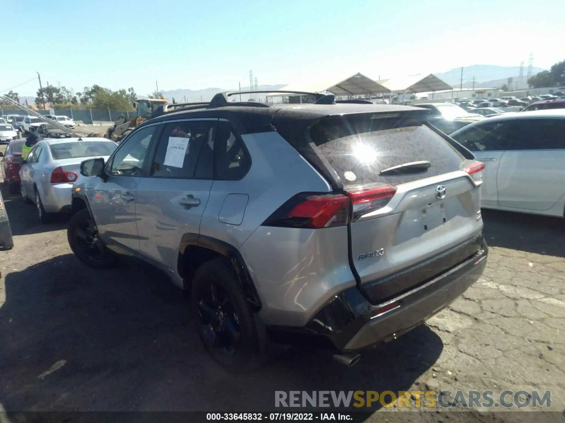 3 Photograph of a damaged car JTMEWRFV4LJ042889 TOYOTA RAV4 2020