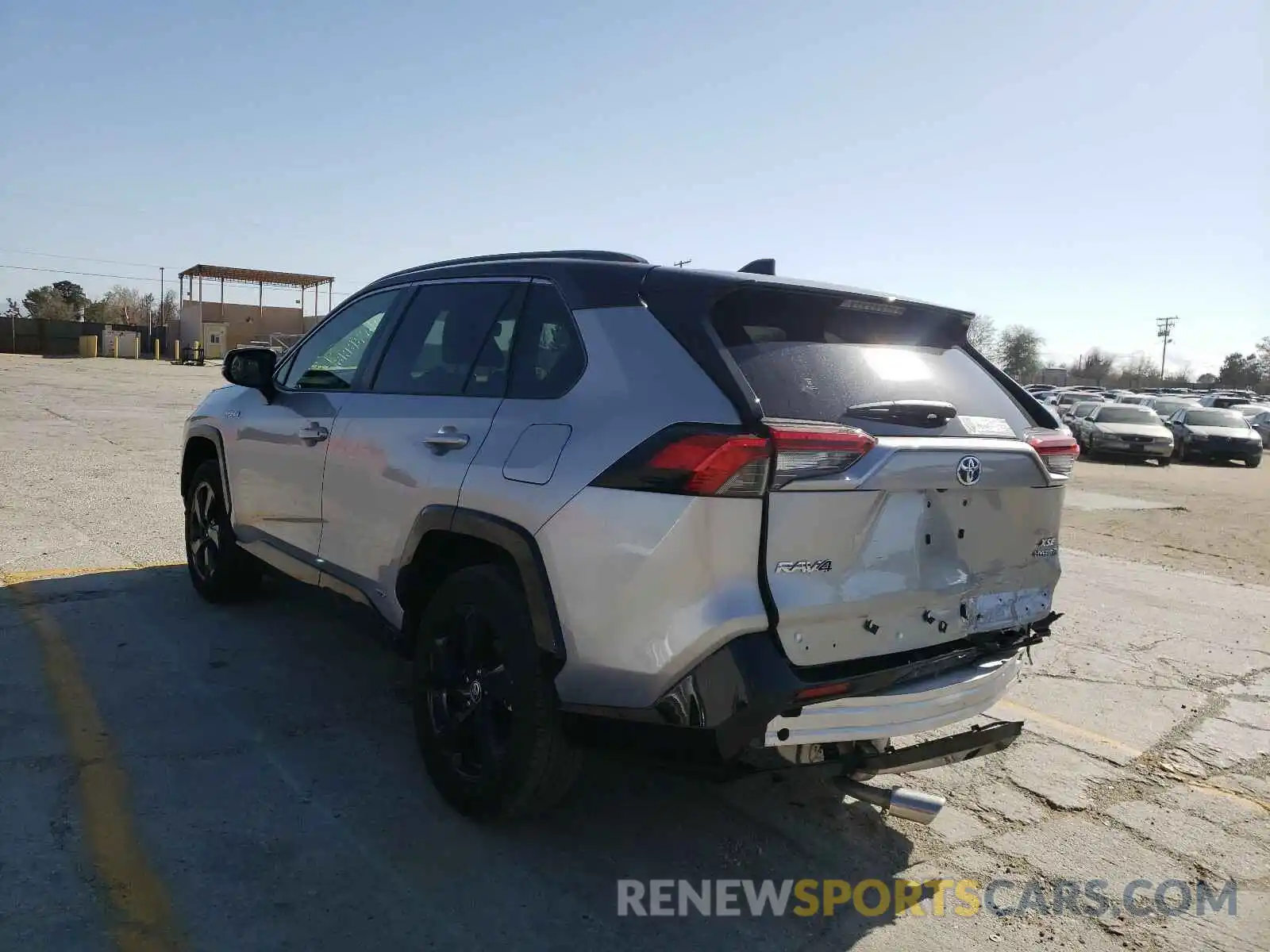 3 Photograph of a damaged car JTMEWRFV4LJ045260 TOYOTA RAV4 2020