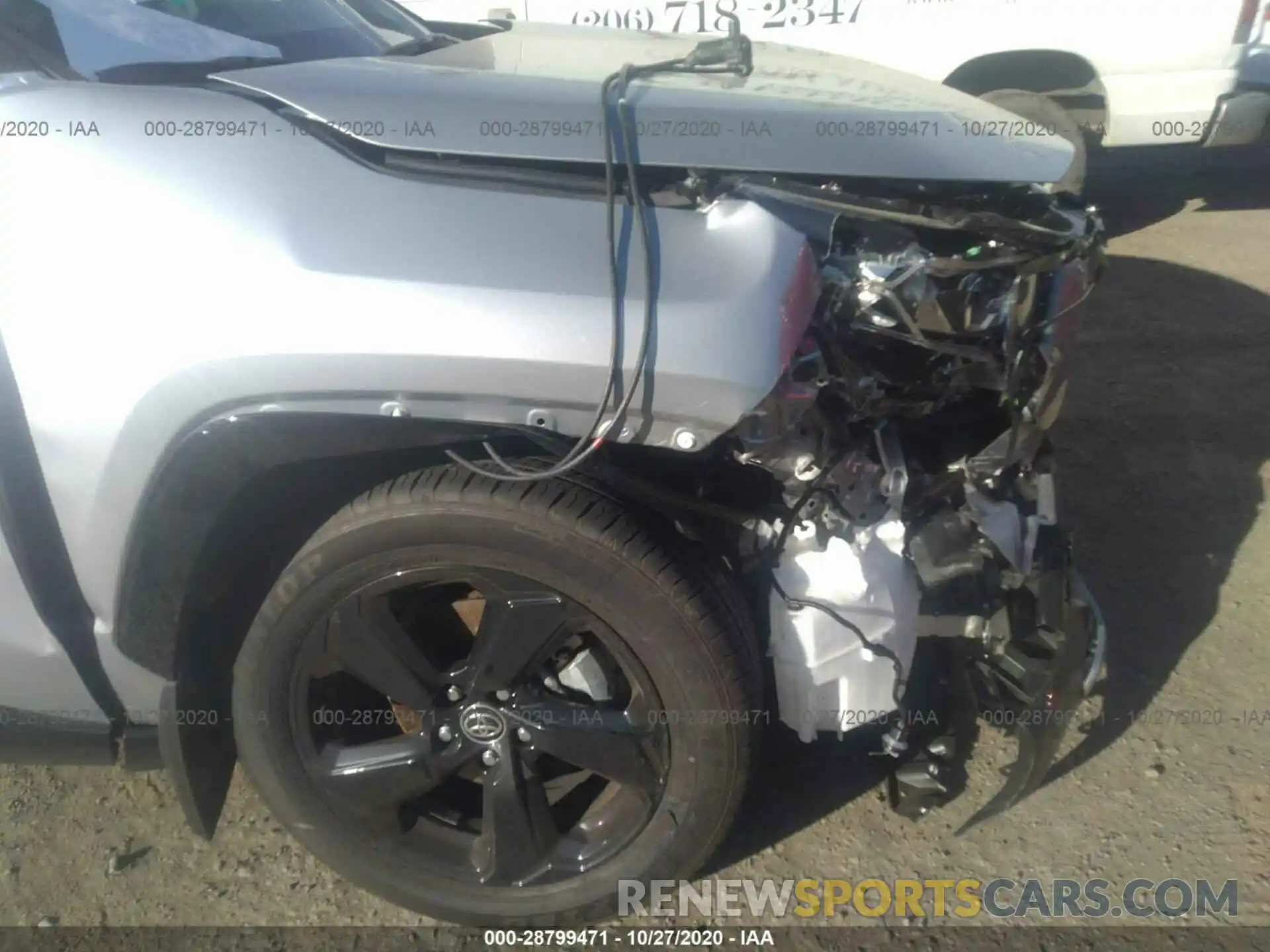 6 Photograph of a damaged car JTMEWRFV4LJ048417 TOYOTA RAV4 2020