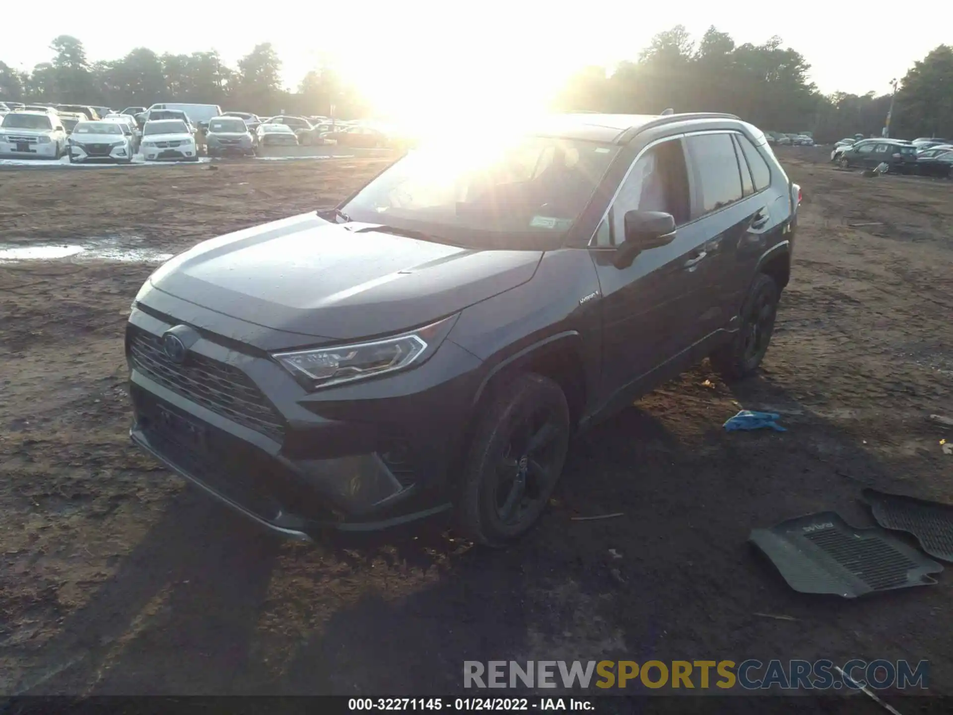 2 Photograph of a damaged car JTMEWRFV5LD527105 TOYOTA RAV4 2020