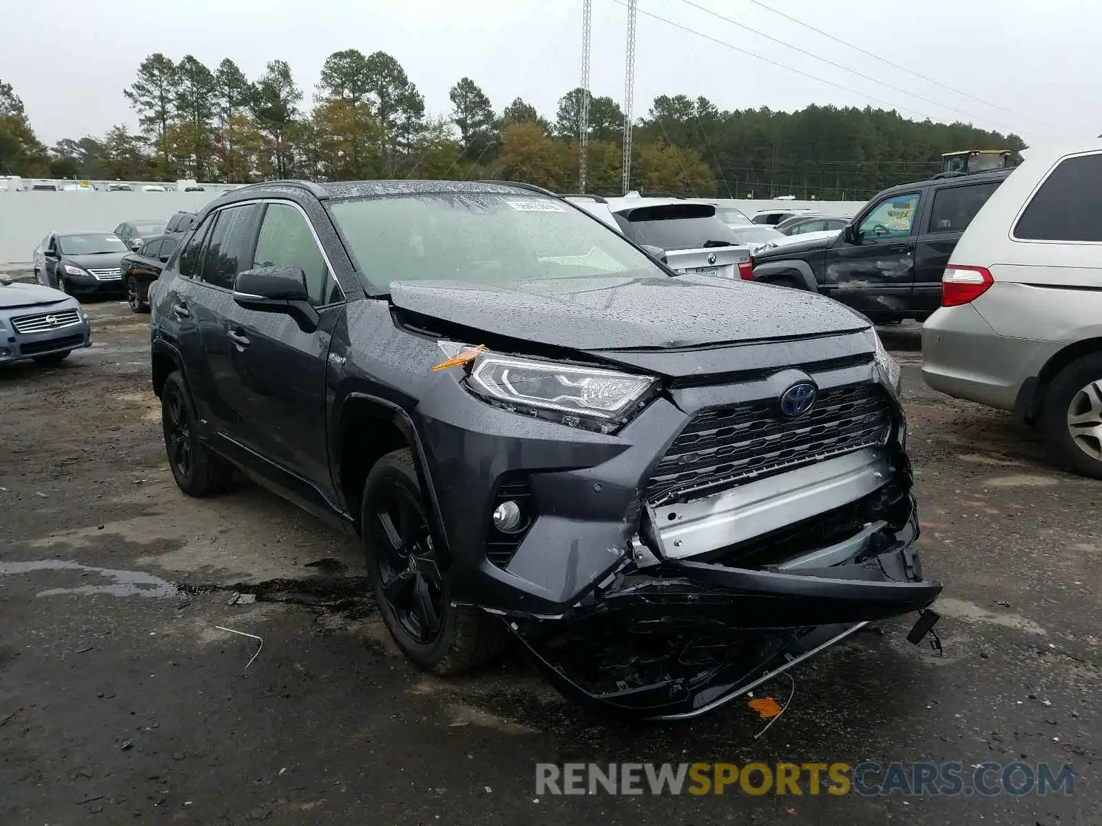 1 Photograph of a damaged car JTMEWRFV5LD532093 TOYOTA RAV4 2020