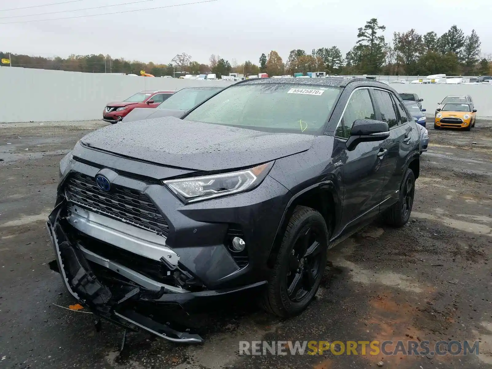 2 Photograph of a damaged car JTMEWRFV5LD532093 TOYOTA RAV4 2020