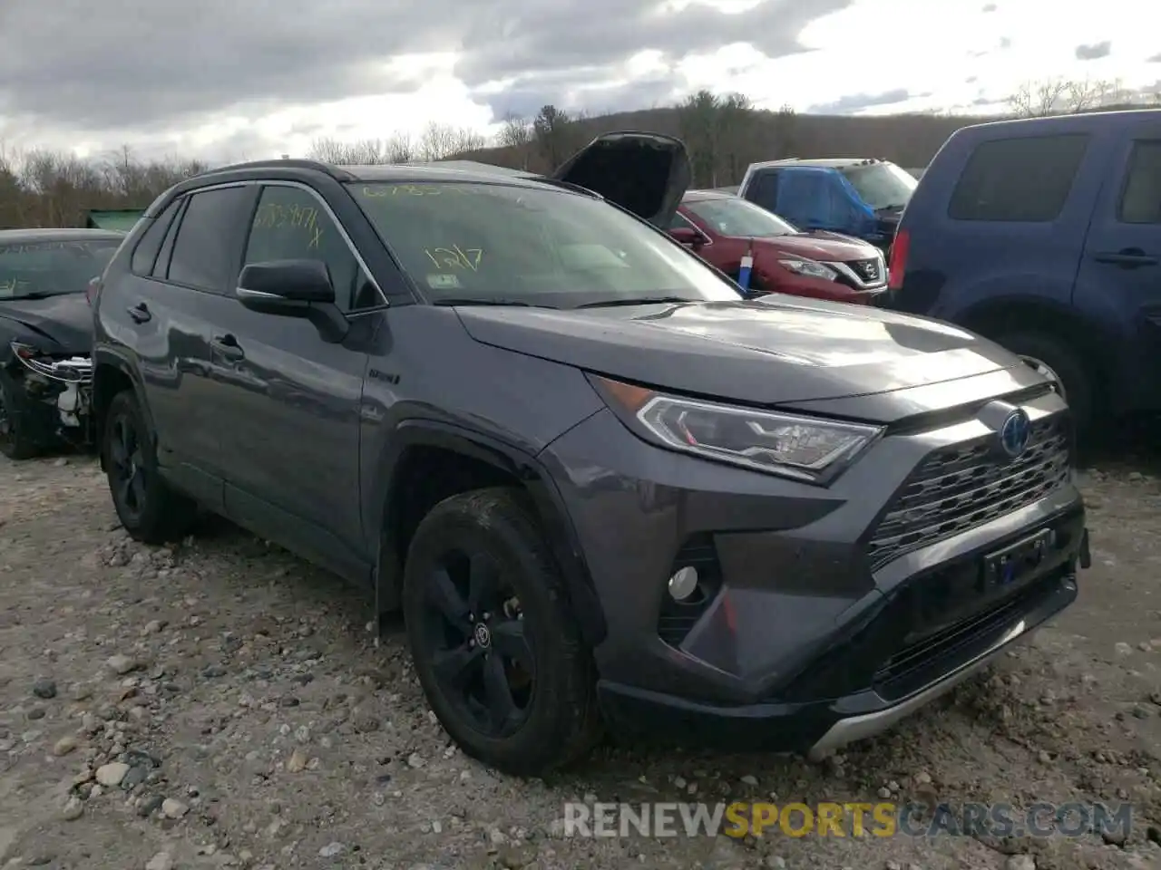 1 Photograph of a damaged car JTMEWRFV5LD532322 TOYOTA RAV4 2020