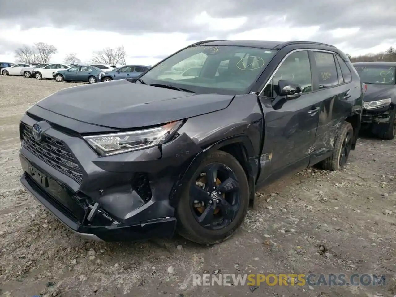 2 Photograph of a damaged car JTMEWRFV5LD532322 TOYOTA RAV4 2020