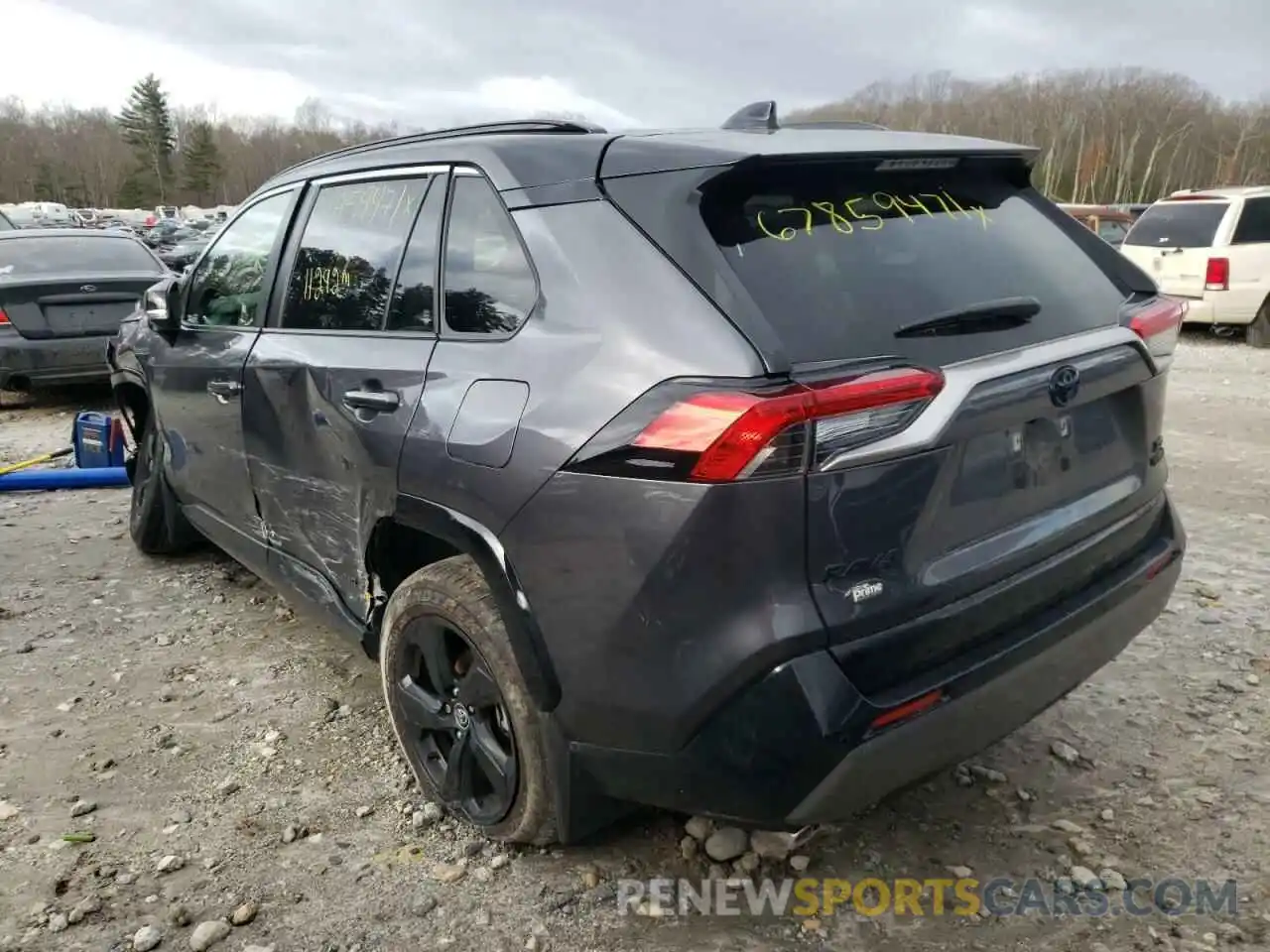 3 Photograph of a damaged car JTMEWRFV5LD532322 TOYOTA RAV4 2020