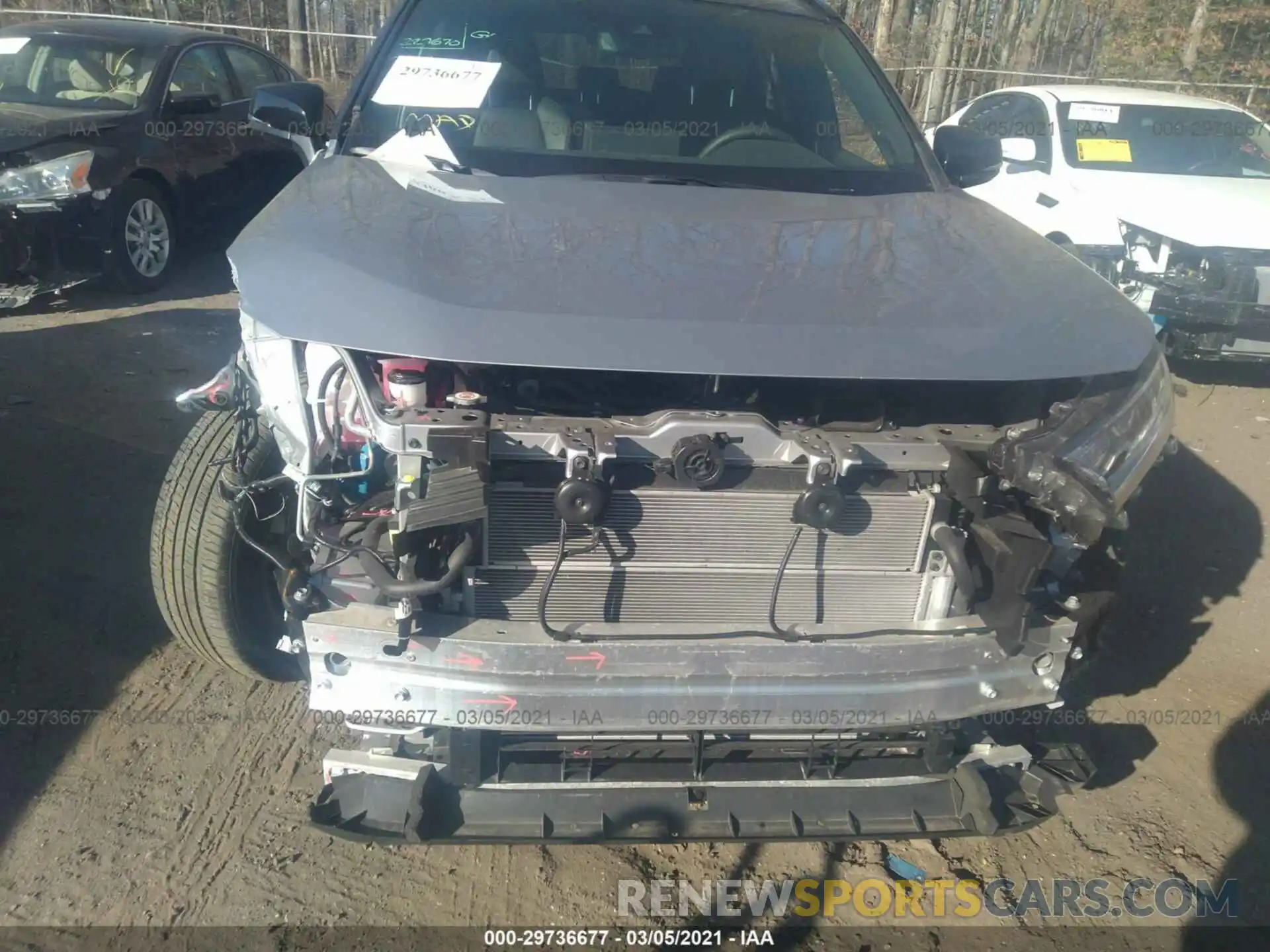 6 Photograph of a damaged car JTMEWRFV5LD532367 TOYOTA RAV4 2020