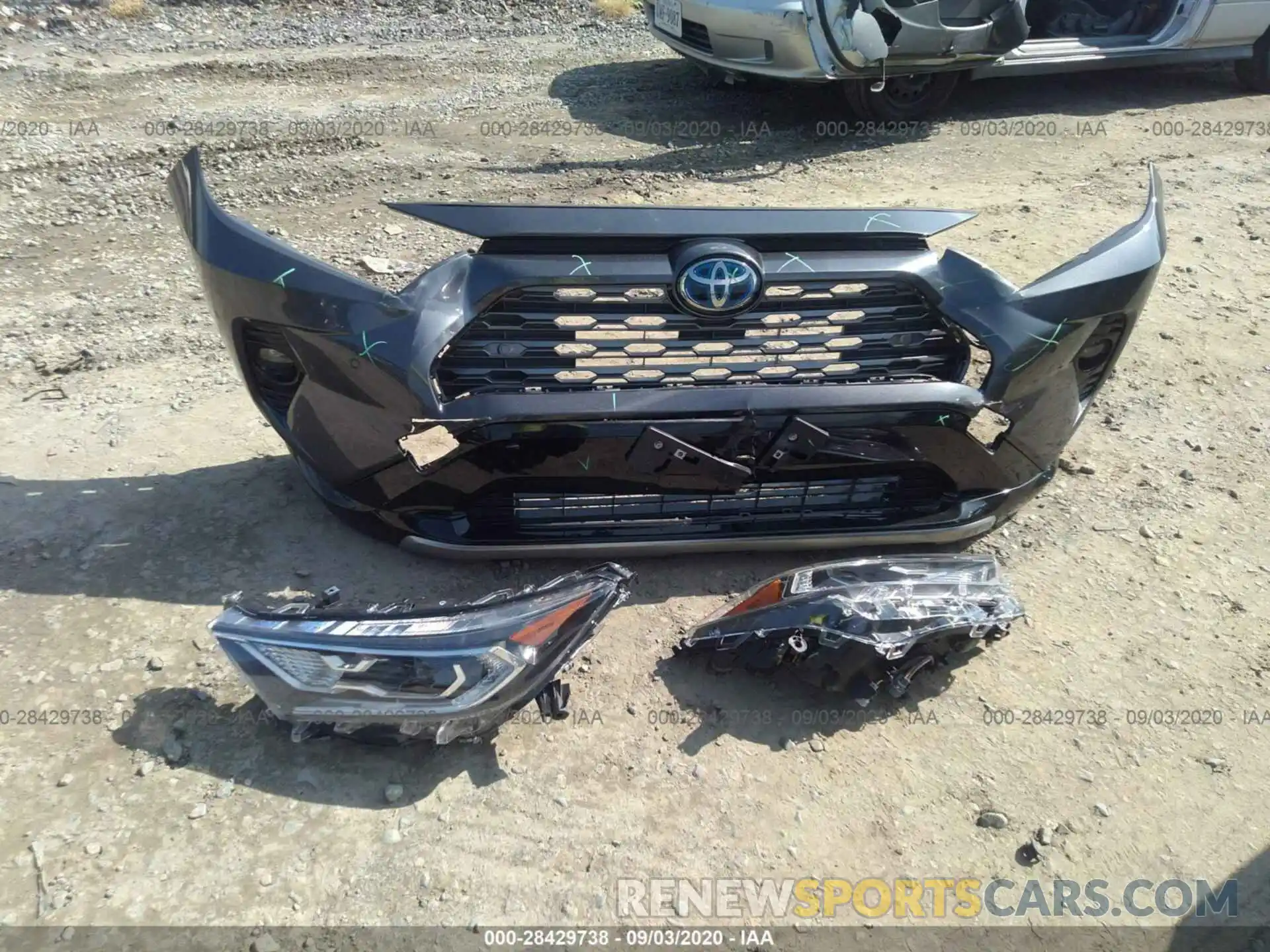 12 Фотография поврежденного автомобиля JTMEWRFV5LD535740 TOYOTA RAV4 2020