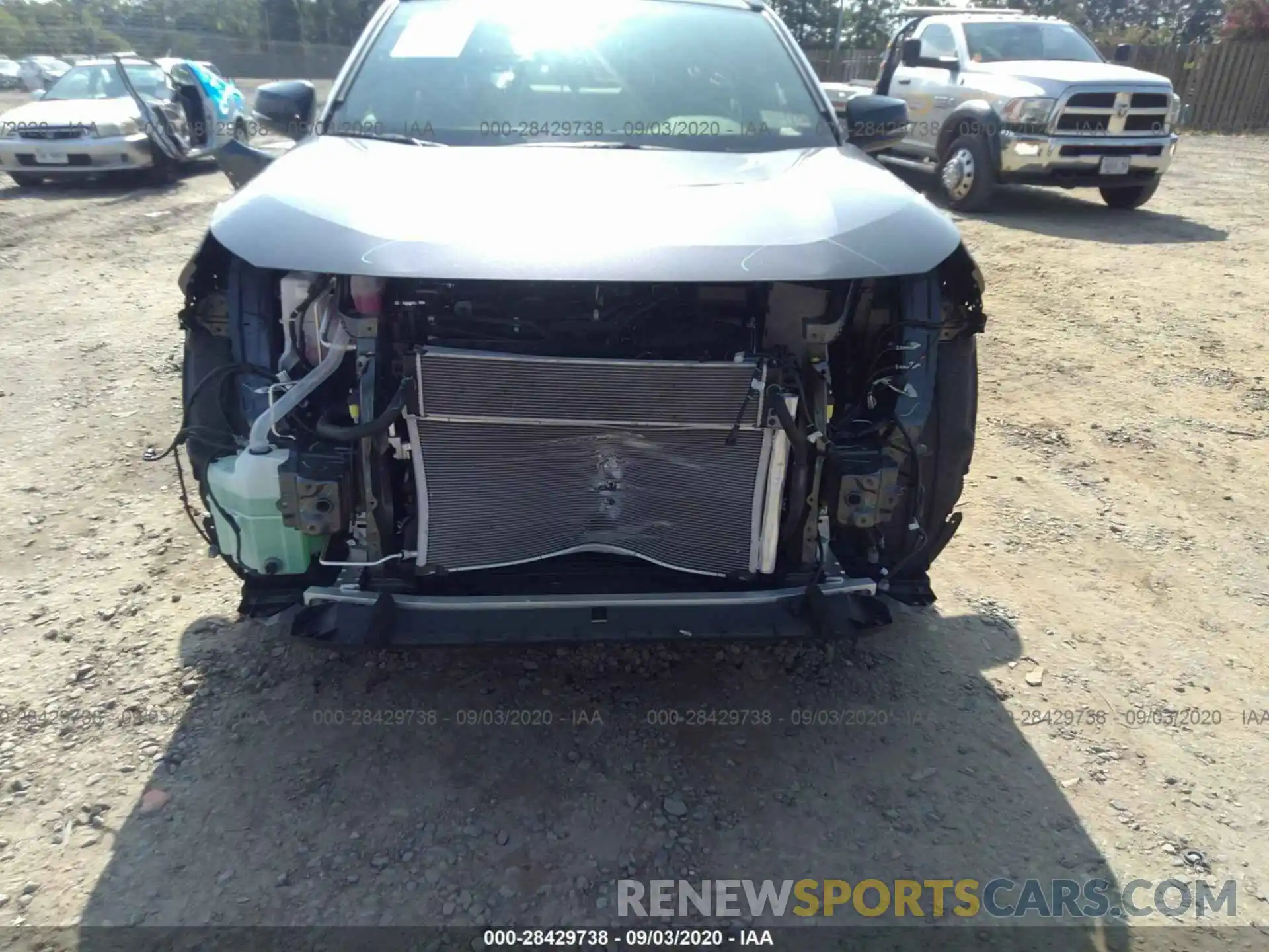 6 Photograph of a damaged car JTMEWRFV5LD535740 TOYOTA RAV4 2020