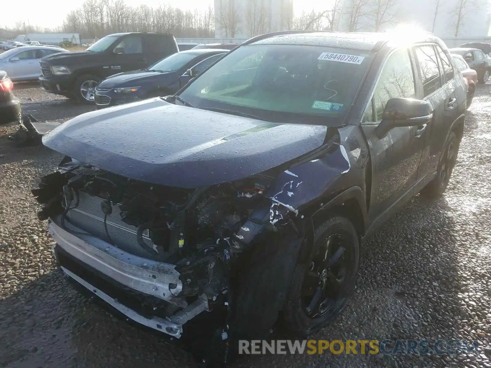 2 Photograph of a damaged car JTMEWRFV5LJ040505 TOYOTA RAV4 2020