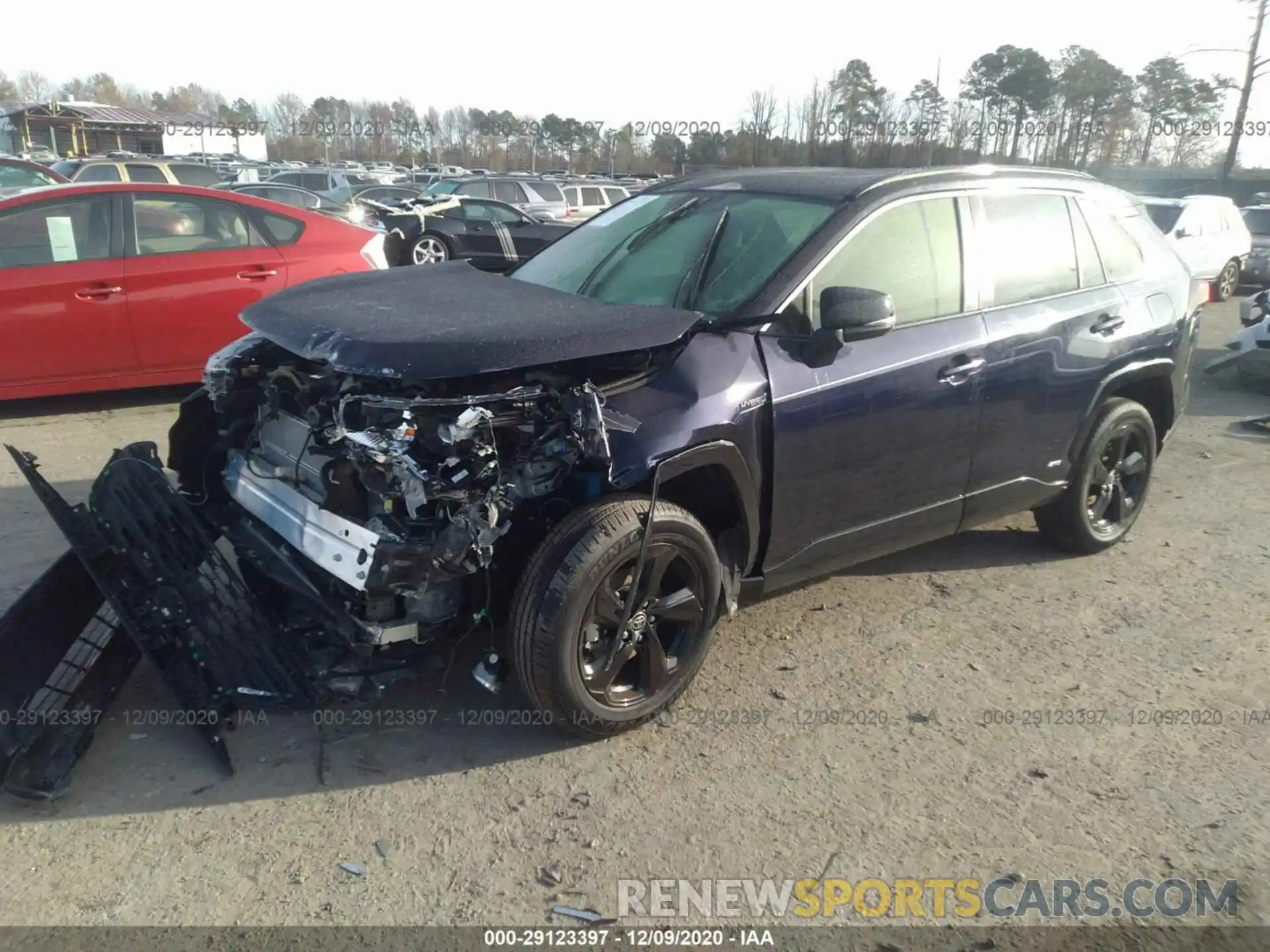 2 Photograph of a damaged car JTMEWRFV5LJ047826 TOYOTA RAV4 2020