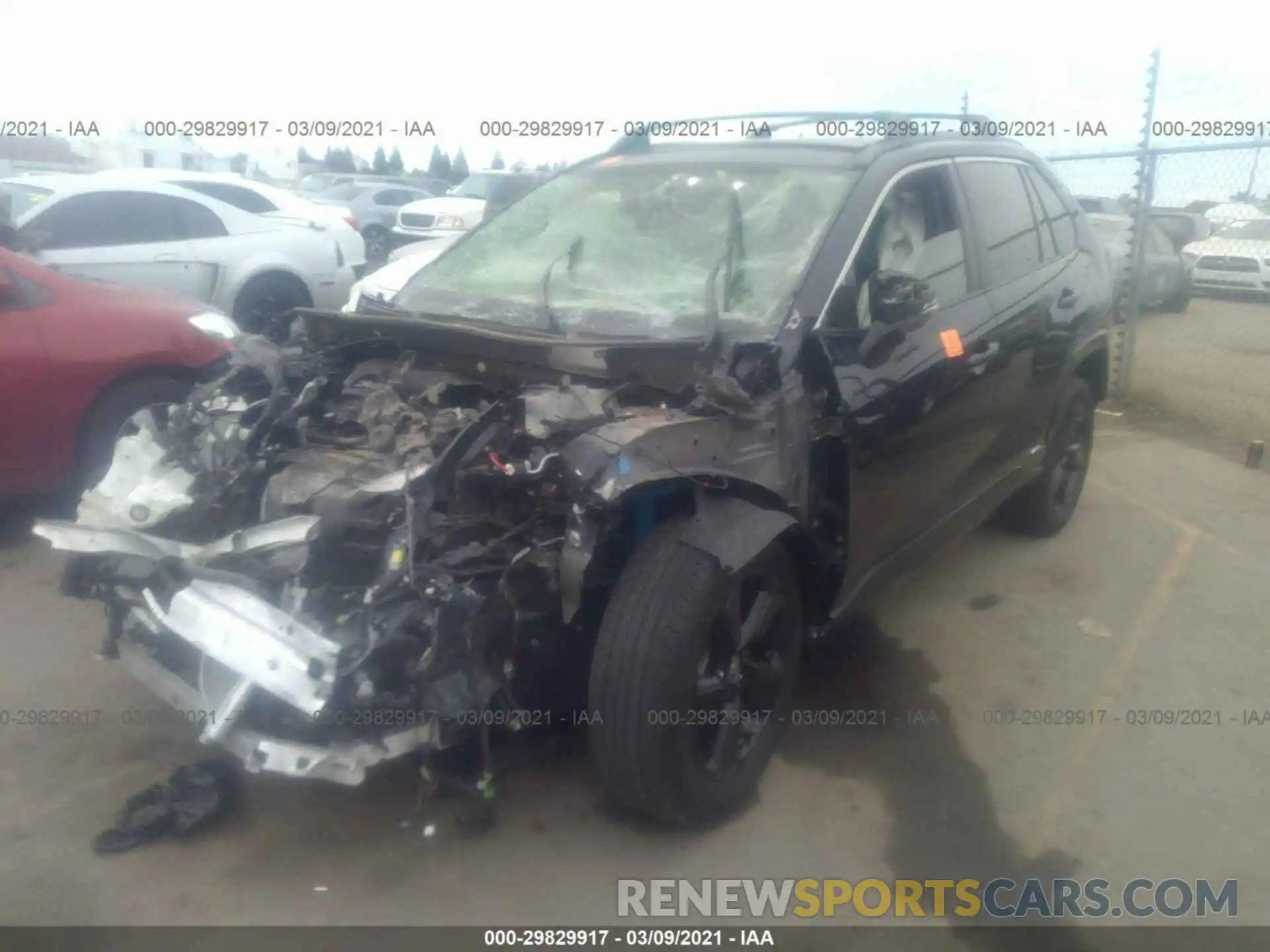 2 Photograph of a damaged car JTMEWRFV6LD541076 TOYOTA RAV4 2020