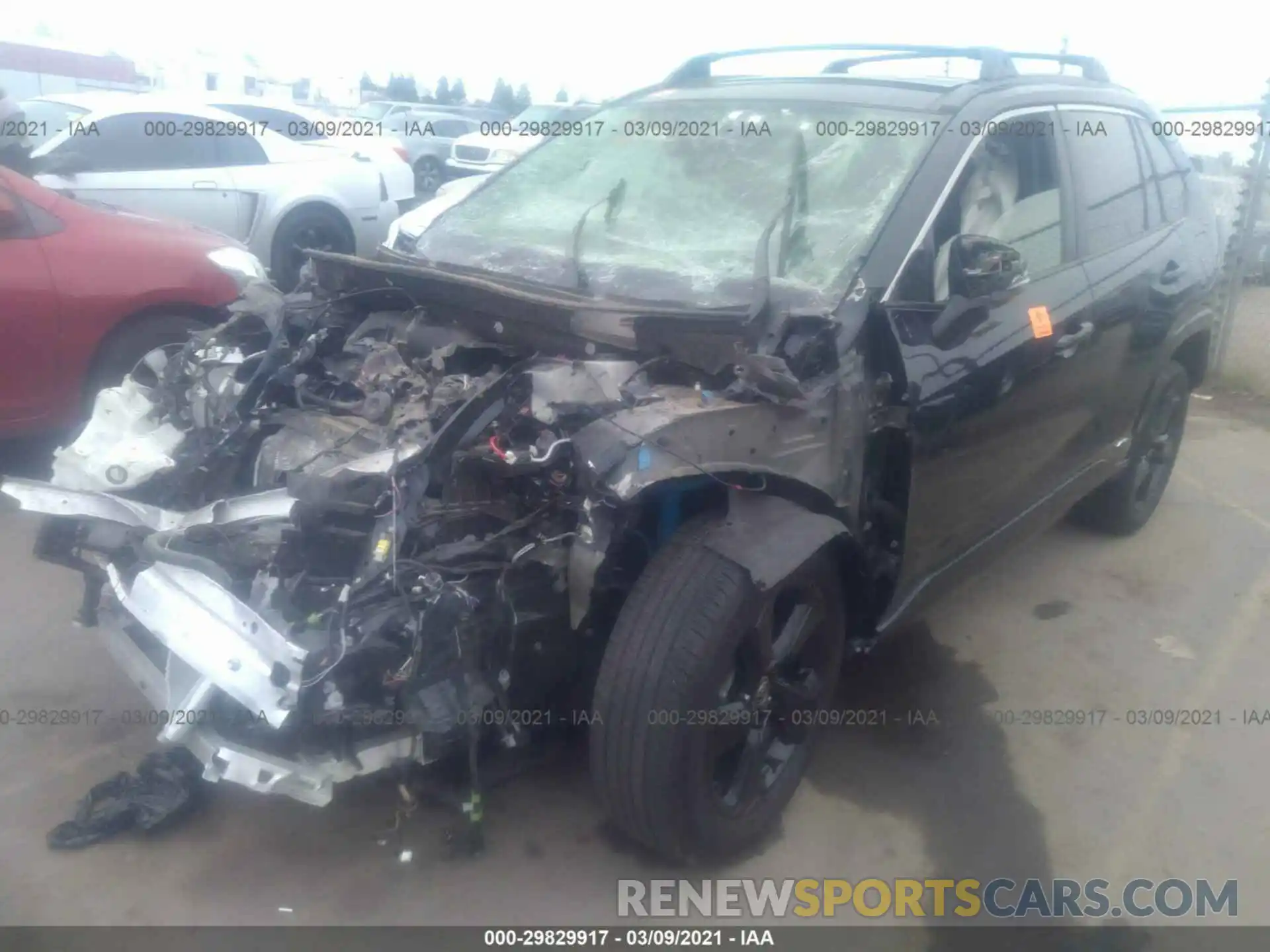 6 Photograph of a damaged car JTMEWRFV6LD541076 TOYOTA RAV4 2020