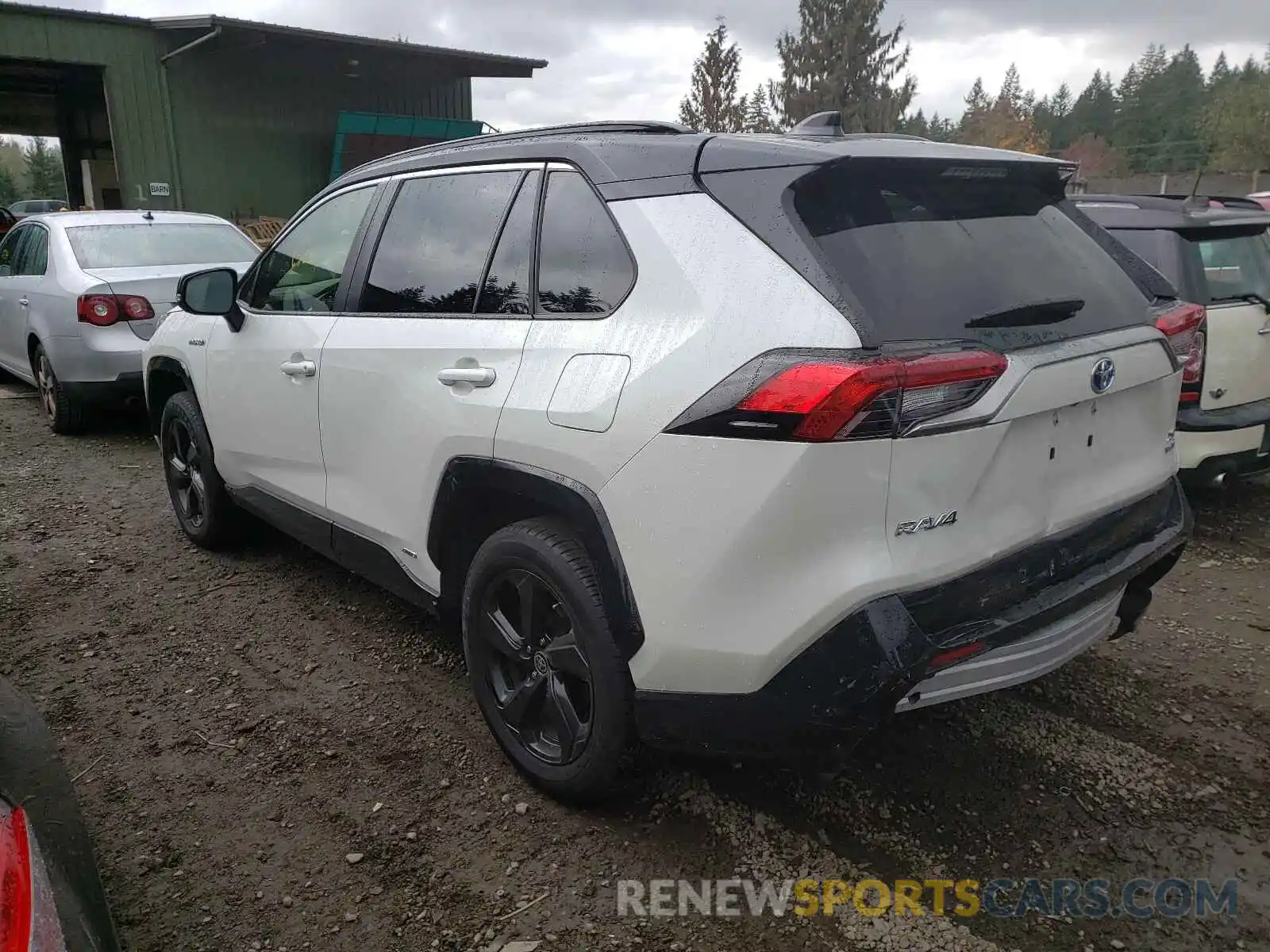 3 Photograph of a damaged car JTMEWRFV6LD548240 TOYOTA RAV4 2020