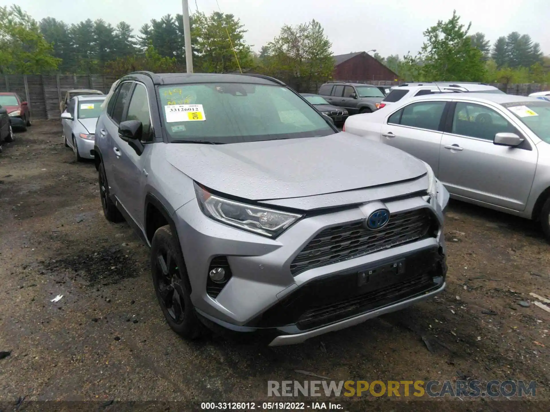 1 Photograph of a damaged car JTMEWRFV6LD550845 TOYOTA RAV4 2020