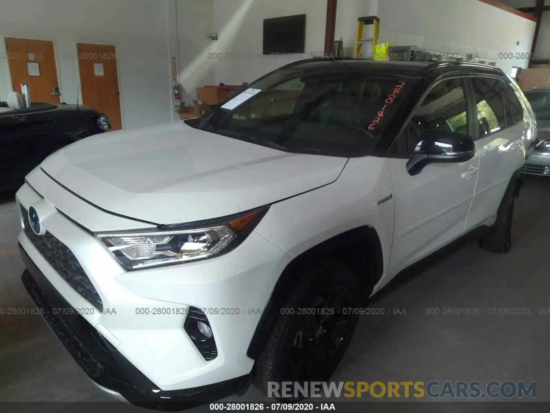 2 Photograph of a damaged car JTMEWRFV6LJ038245 TOYOTA RAV4 2020