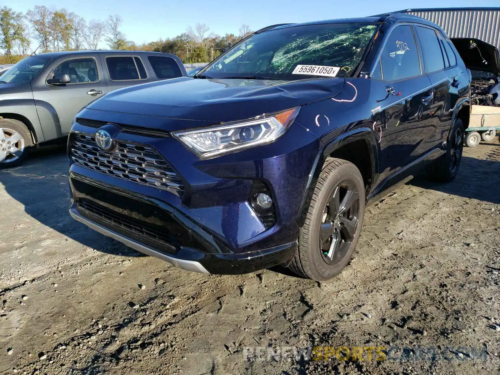 2 Photograph of a damaged car JTMEWRFV6LJ039072 TOYOTA RAV4 2020