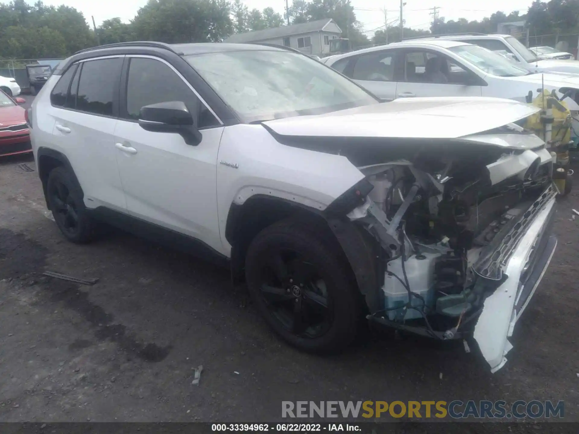 1 Photograph of a damaged car JTMEWRFV6LJ043820 TOYOTA RAV4 2020