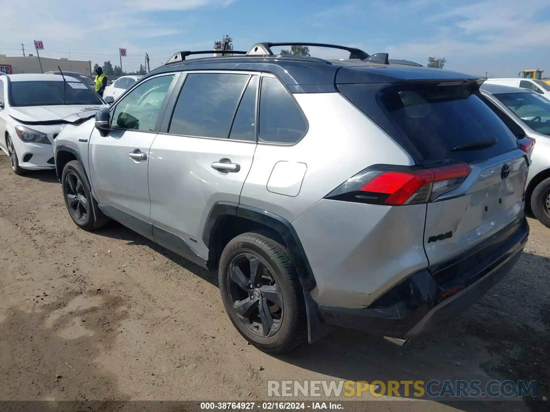 3 Photograph of a damaged car JTMEWRFV6LJ048306 TOYOTA RAV4 2020