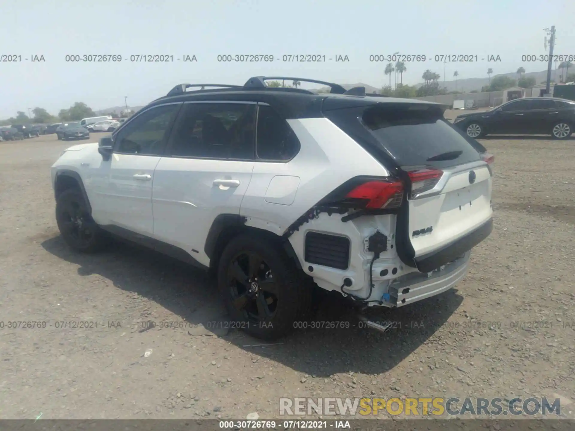 3 Photograph of a damaged car JTMEWRFV7LD532418 TOYOTA RAV4 2020