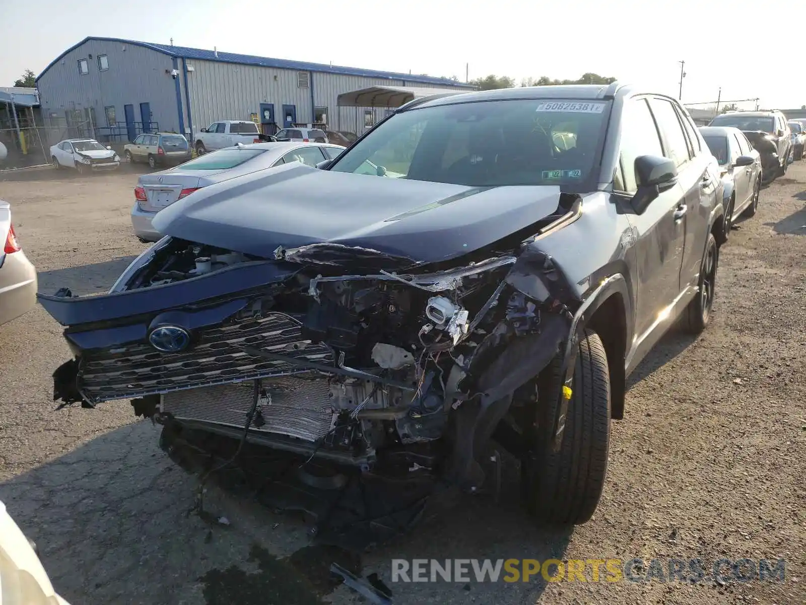 2 Photograph of a damaged car JTMEWRFV7LD548523 TOYOTA RAV4 2020