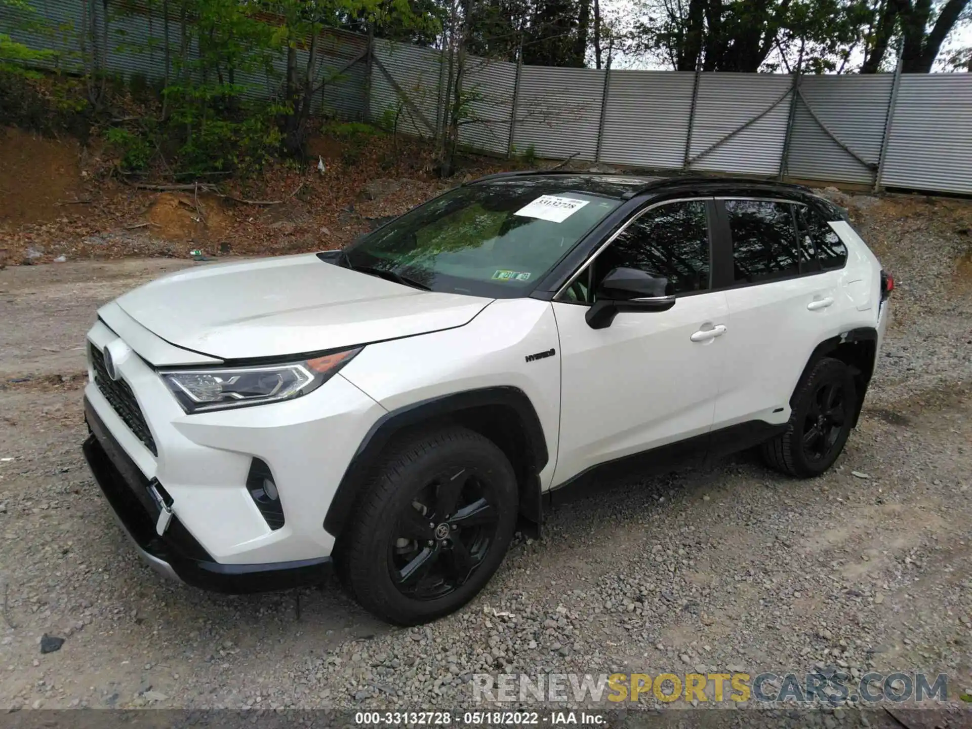 2 Photograph of a damaged car JTMEWRFV7LJ036309 TOYOTA RAV4 2020