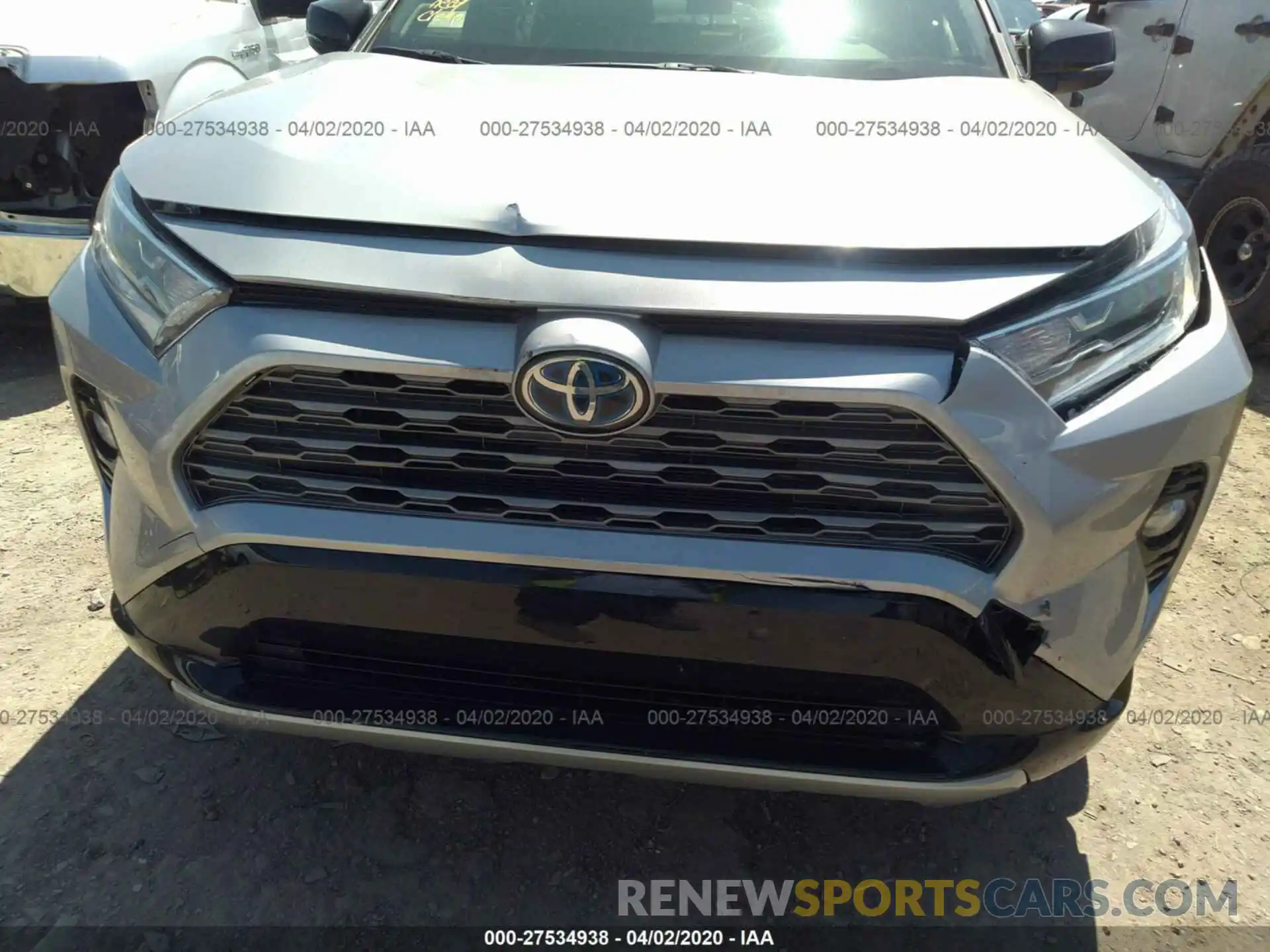 6 Photograph of a damaged car JTMEWRFV7LJ037363 TOYOTA RAV4 2020