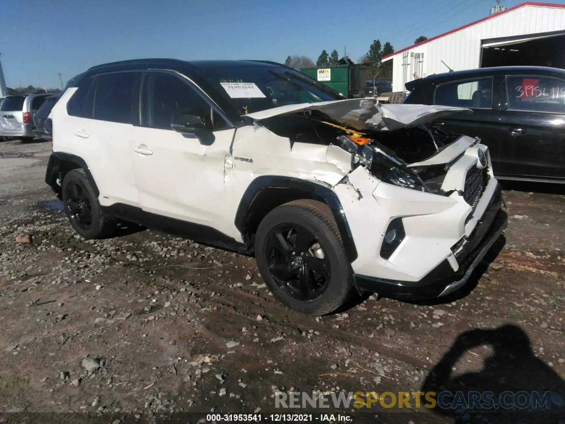 1 Photograph of a damaged car JTMEWRFV7LJ046533 TOYOTA RAV4 2020