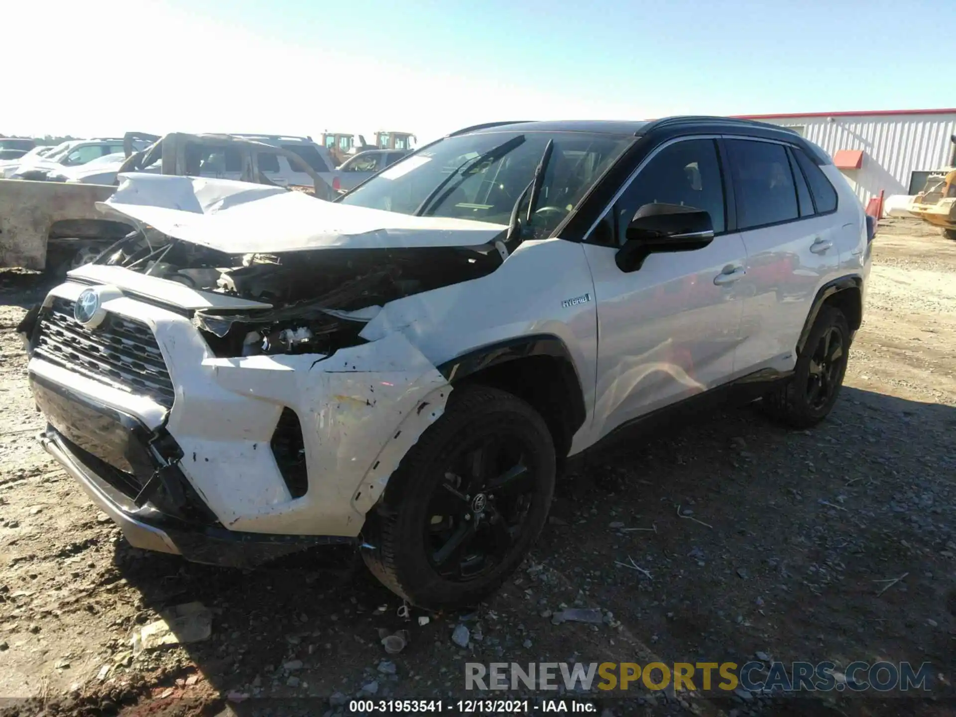 2 Photograph of a damaged car JTMEWRFV7LJ046533 TOYOTA RAV4 2020