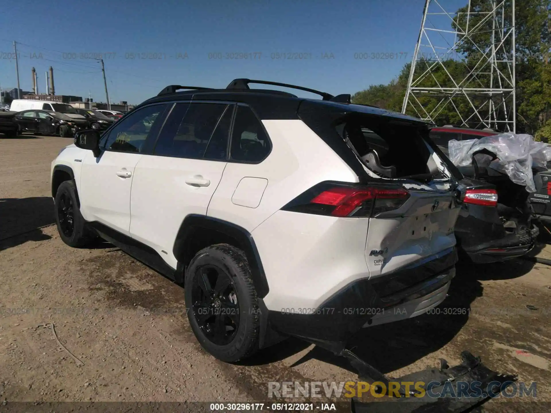 3 Photograph of a damaged car JTMEWRFV7LJ046614 TOYOTA RAV4 2020