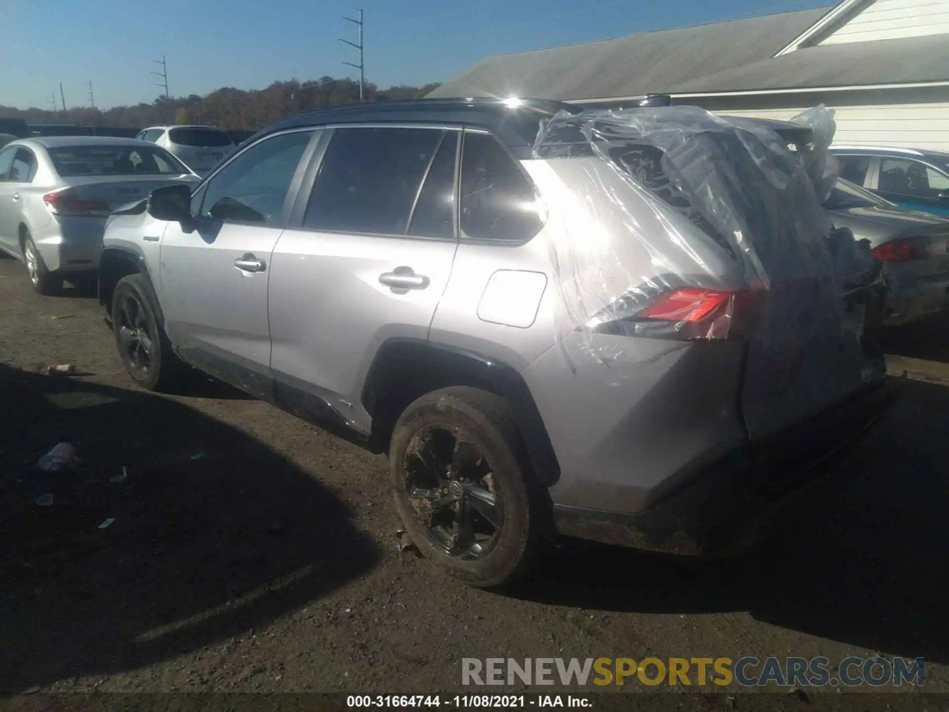 3 Photograph of a damaged car JTMEWRFV8LD543671 TOYOTA RAV4 2020