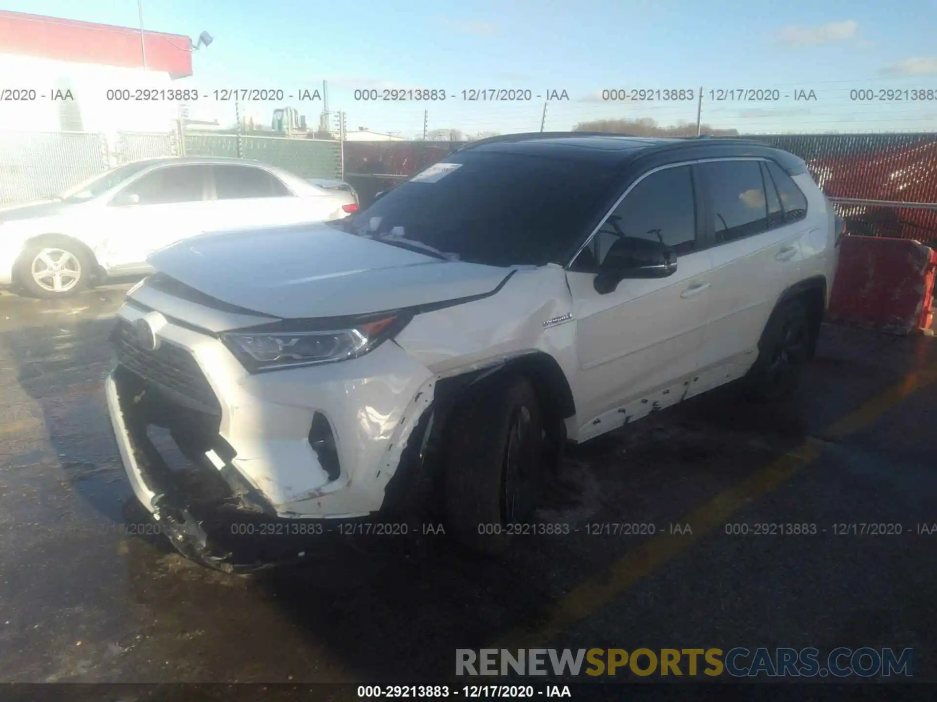 2 Photograph of a damaged car JTMEWRFV8LJ030776 TOYOTA RAV4 2020