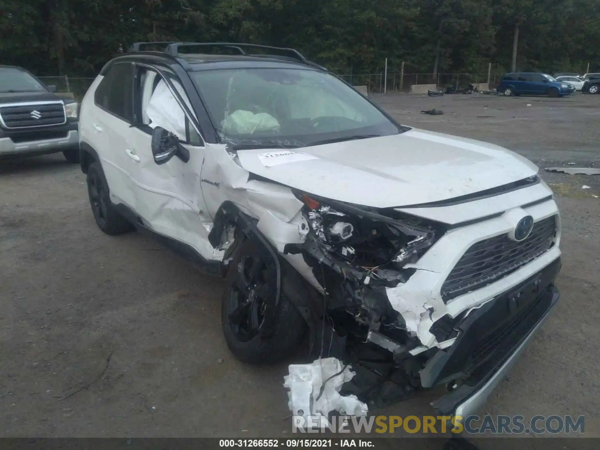 1 Photograph of a damaged car JTMEWRFV8LJ041860 TOYOTA RAV4 2020