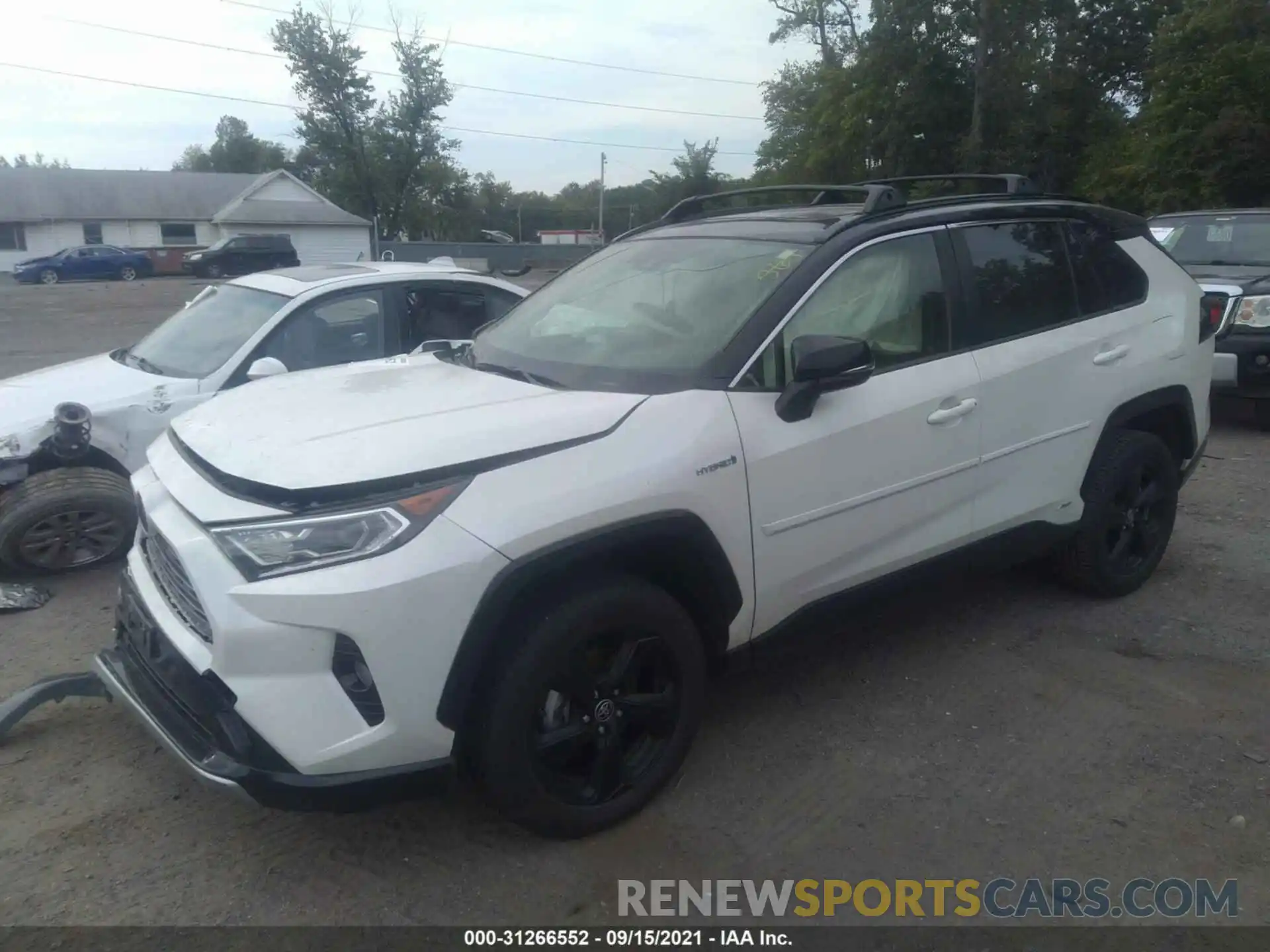 2 Photograph of a damaged car JTMEWRFV8LJ041860 TOYOTA RAV4 2020