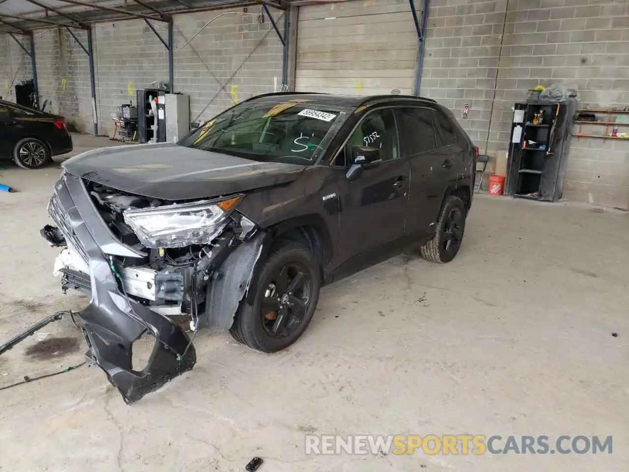 2 Photograph of a damaged car JTMEWRFV8LJ046010 TOYOTA RAV4 2020