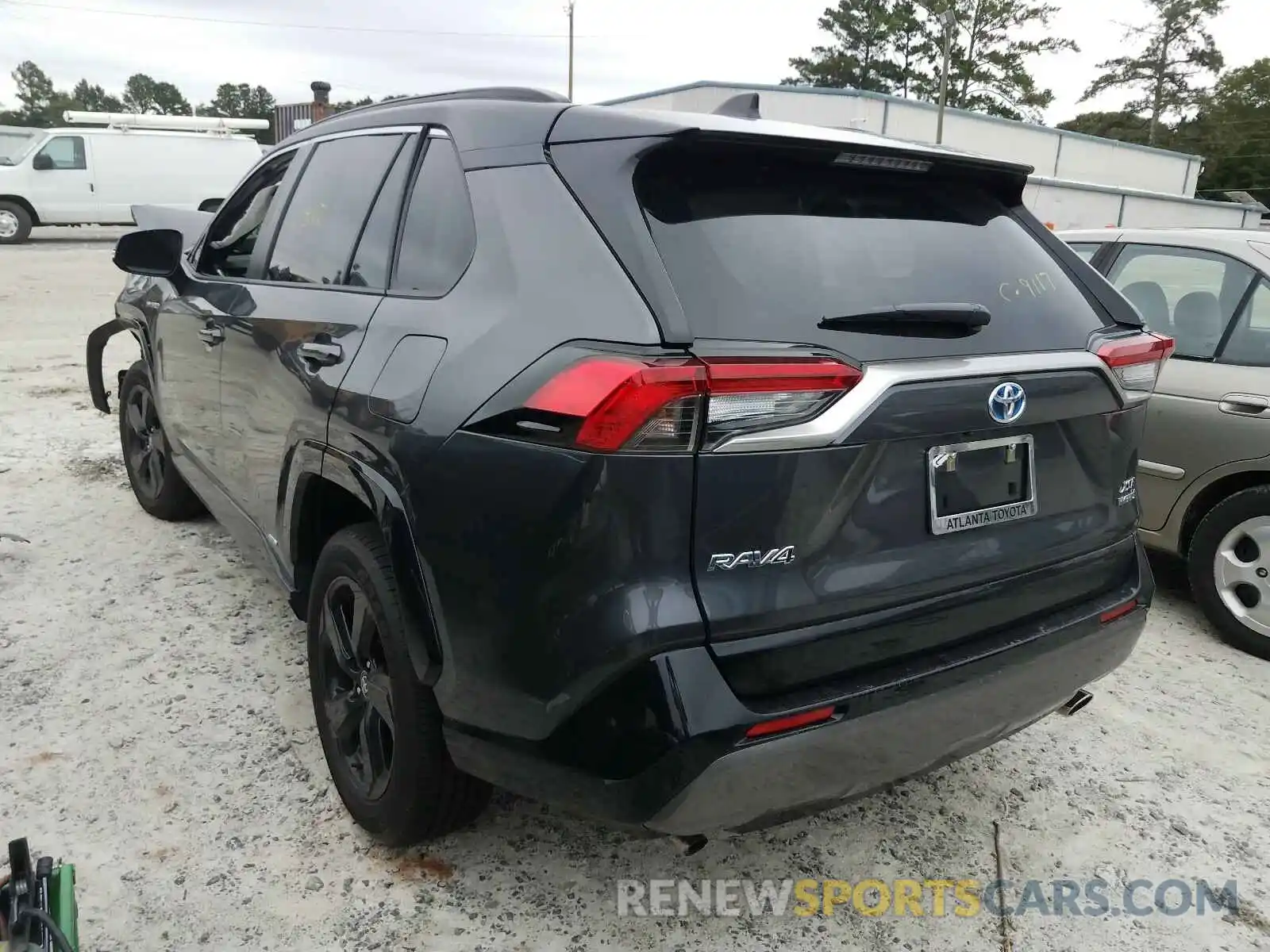 3 Photograph of a damaged car JTMEWRFV8LJ047853 TOYOTA RAV4 2020