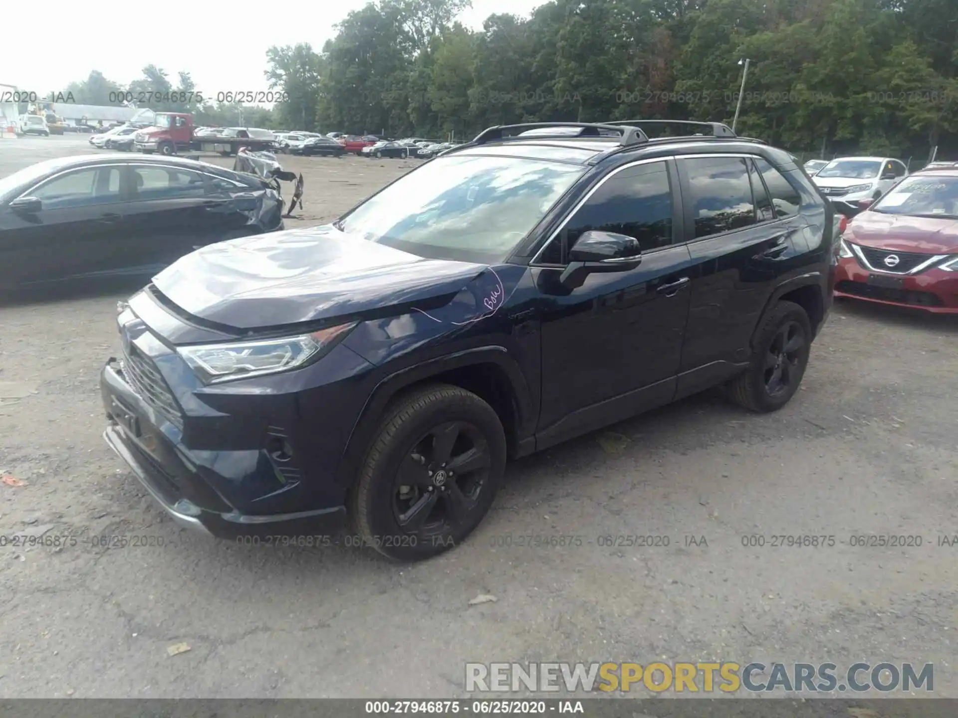 2 Фотография поврежденного автомобиля JTMEWRFV9LD531237 TOYOTA RAV4 2020