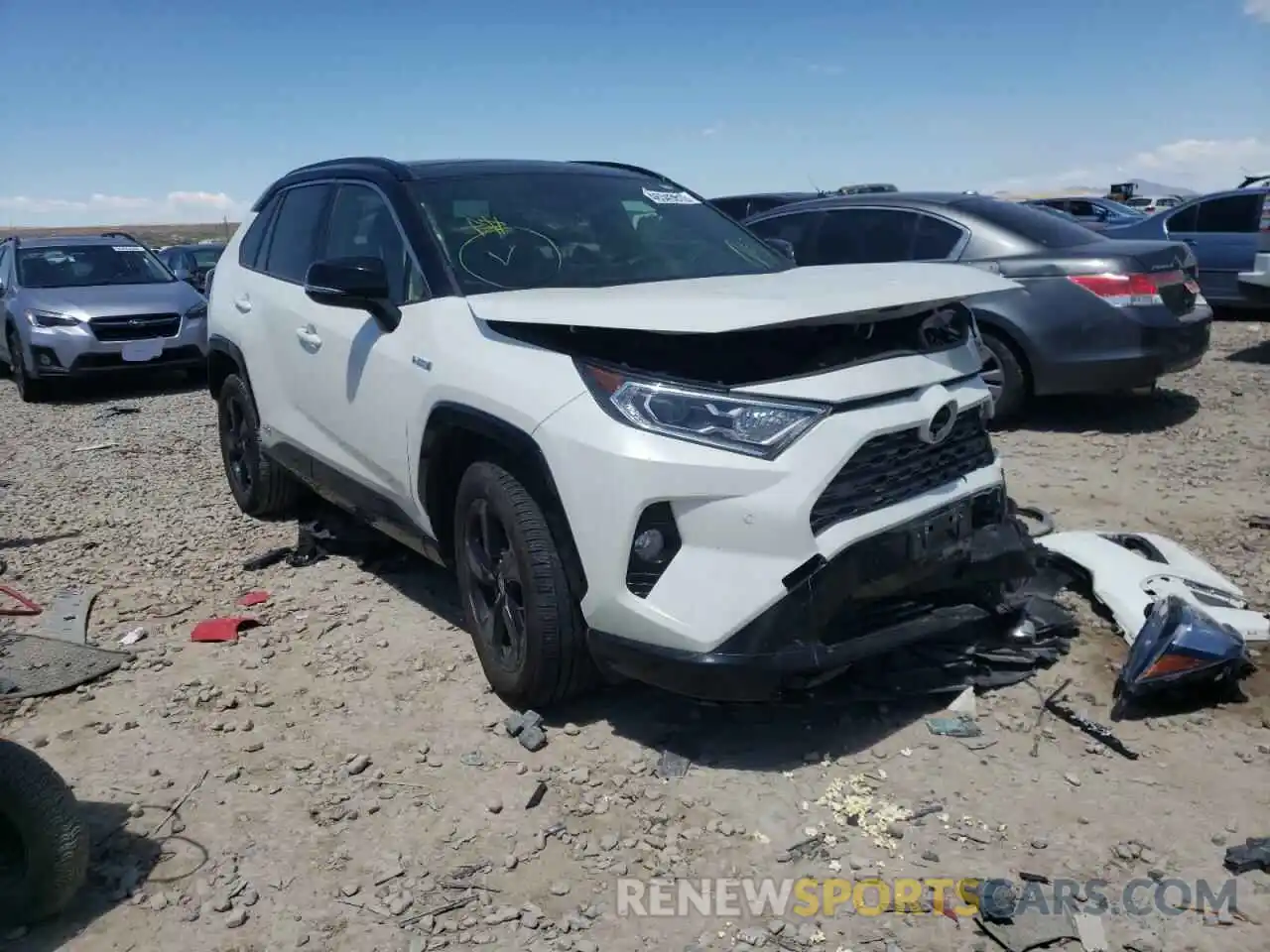 1 Photograph of a damaged car JTMEWRFV9LD533862 TOYOTA RAV4 2020