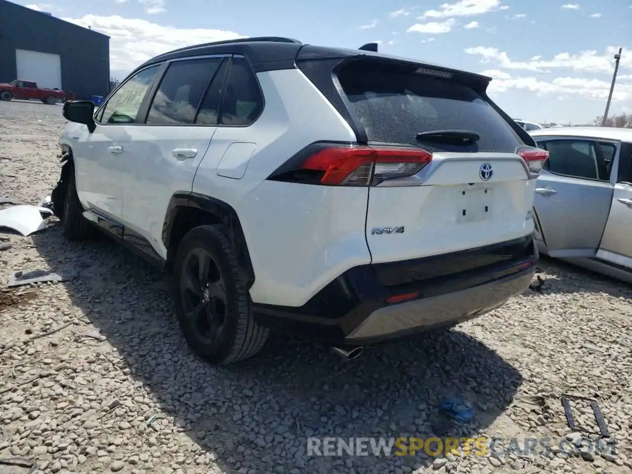 3 Photograph of a damaged car JTMEWRFV9LD533862 TOYOTA RAV4 2020