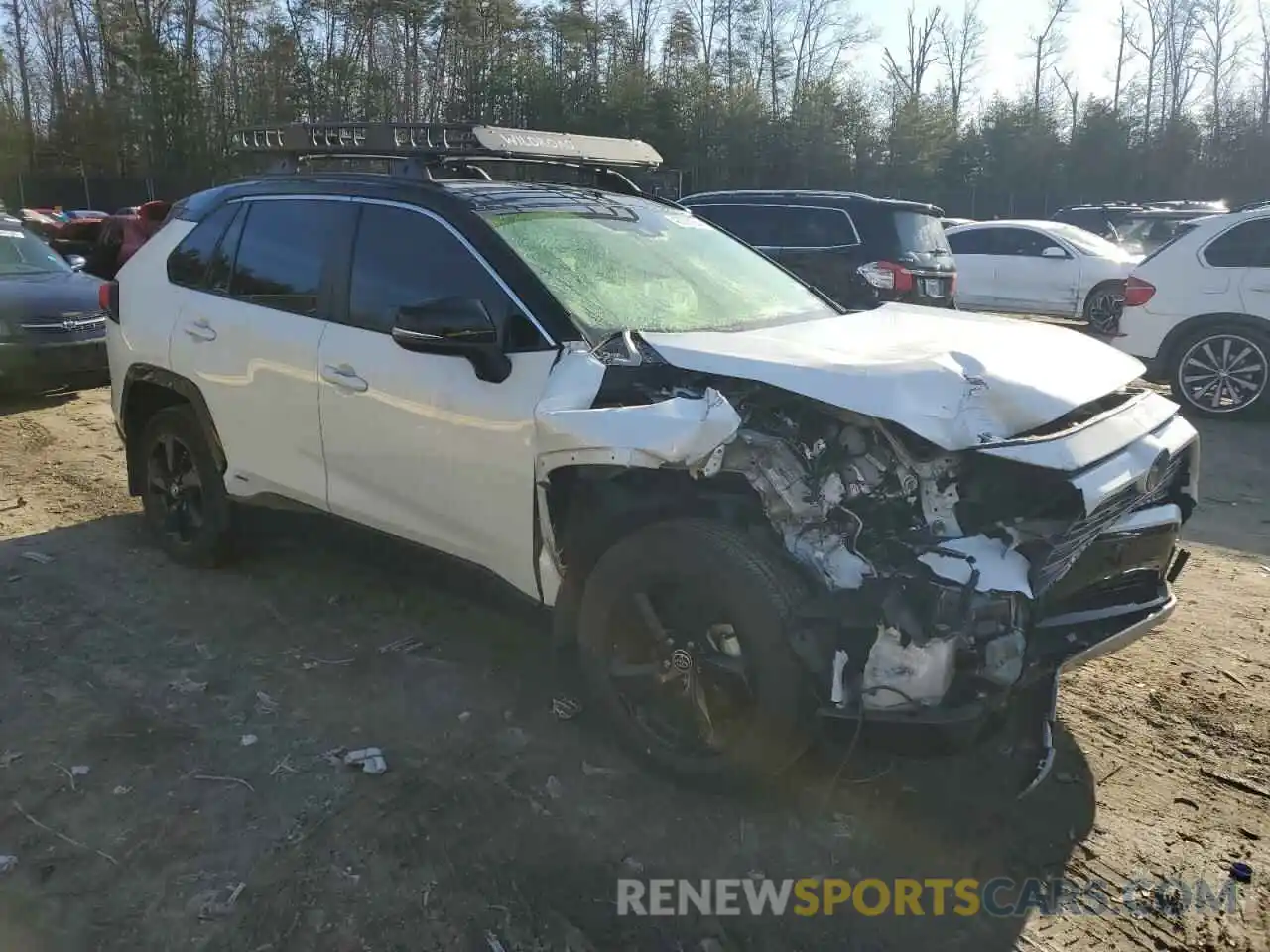 4 Photograph of a damaged car JTMEWRFV9LD544053 TOYOTA RAV4 2020