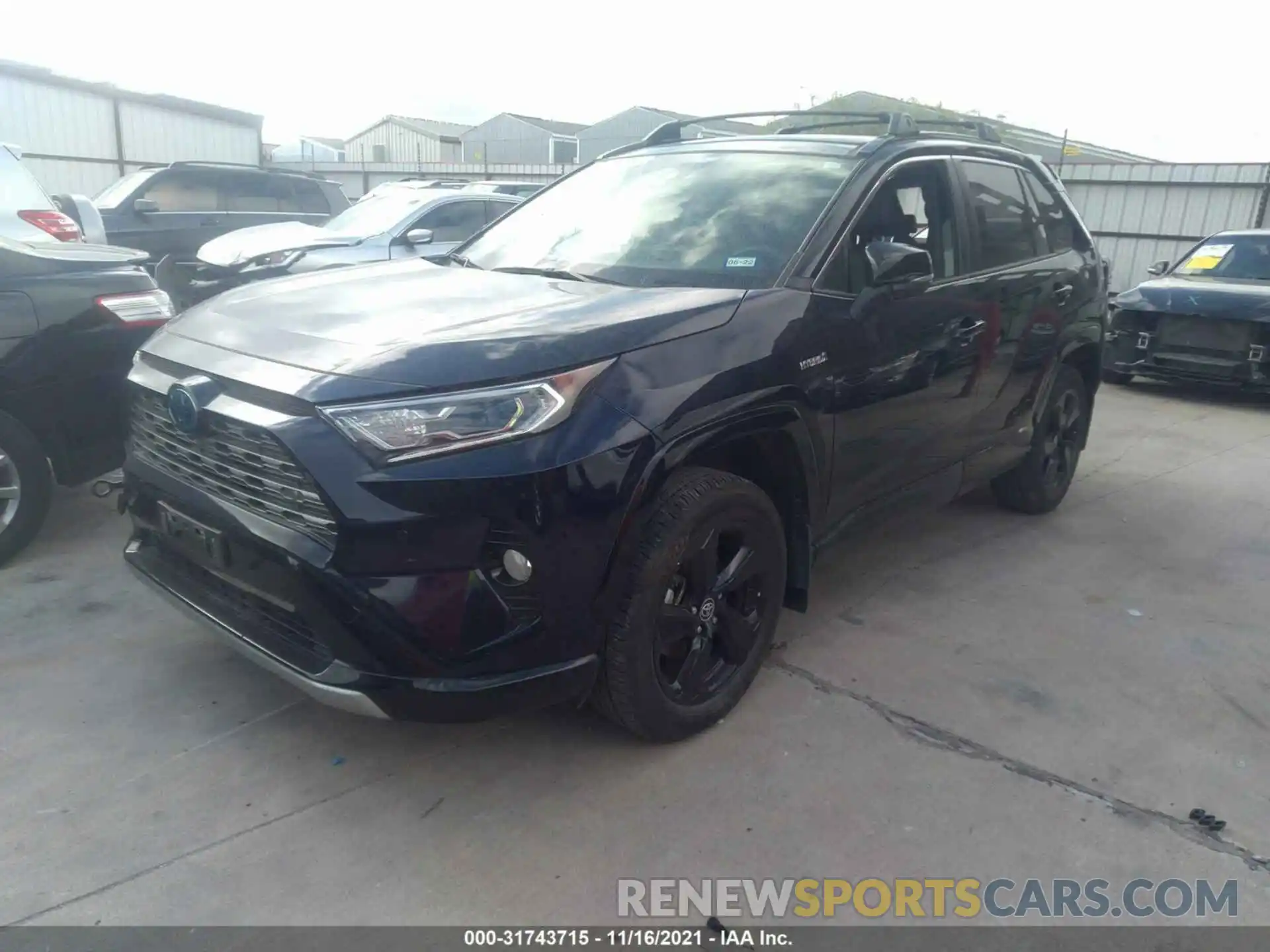 2 Photograph of a damaged car JTMEWRFV9LD546515 TOYOTA RAV4 2020