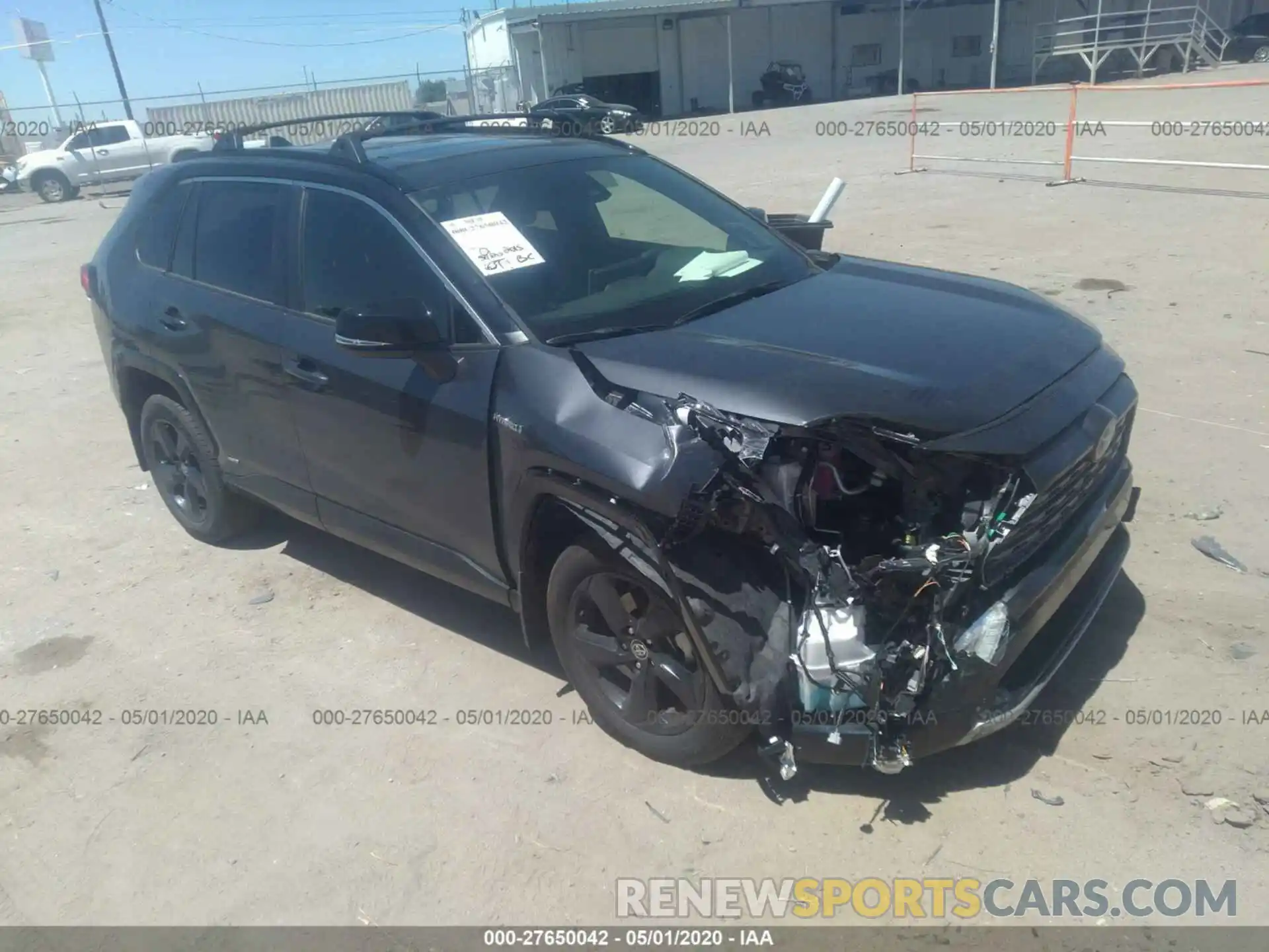 1 Photograph of a damaged car JTMEWRFV9LJ034772 TOYOTA RAV4 2020