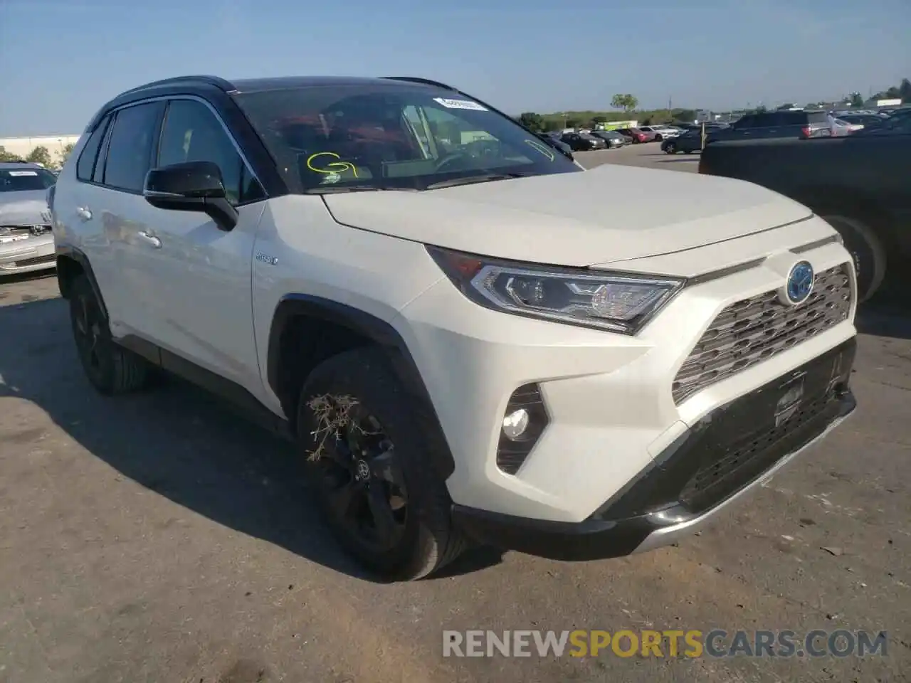 1 Photograph of a damaged car JTMEWRFV9LJ048560 TOYOTA RAV4 2020