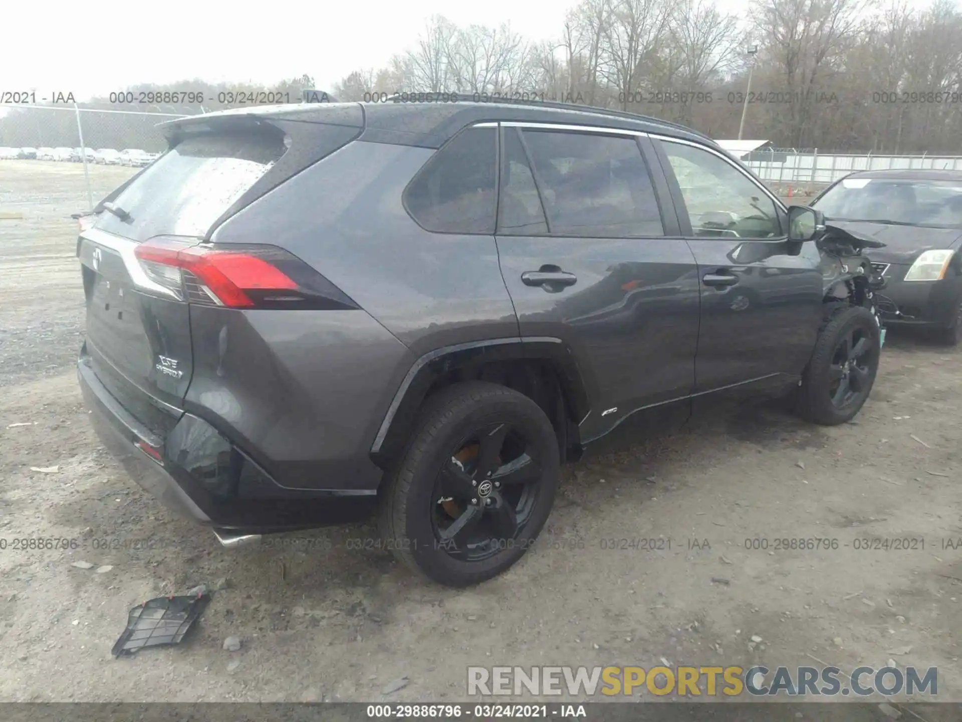 4 Photograph of a damaged car JTMEWRFVXLD531683 TOYOTA RAV4 2020