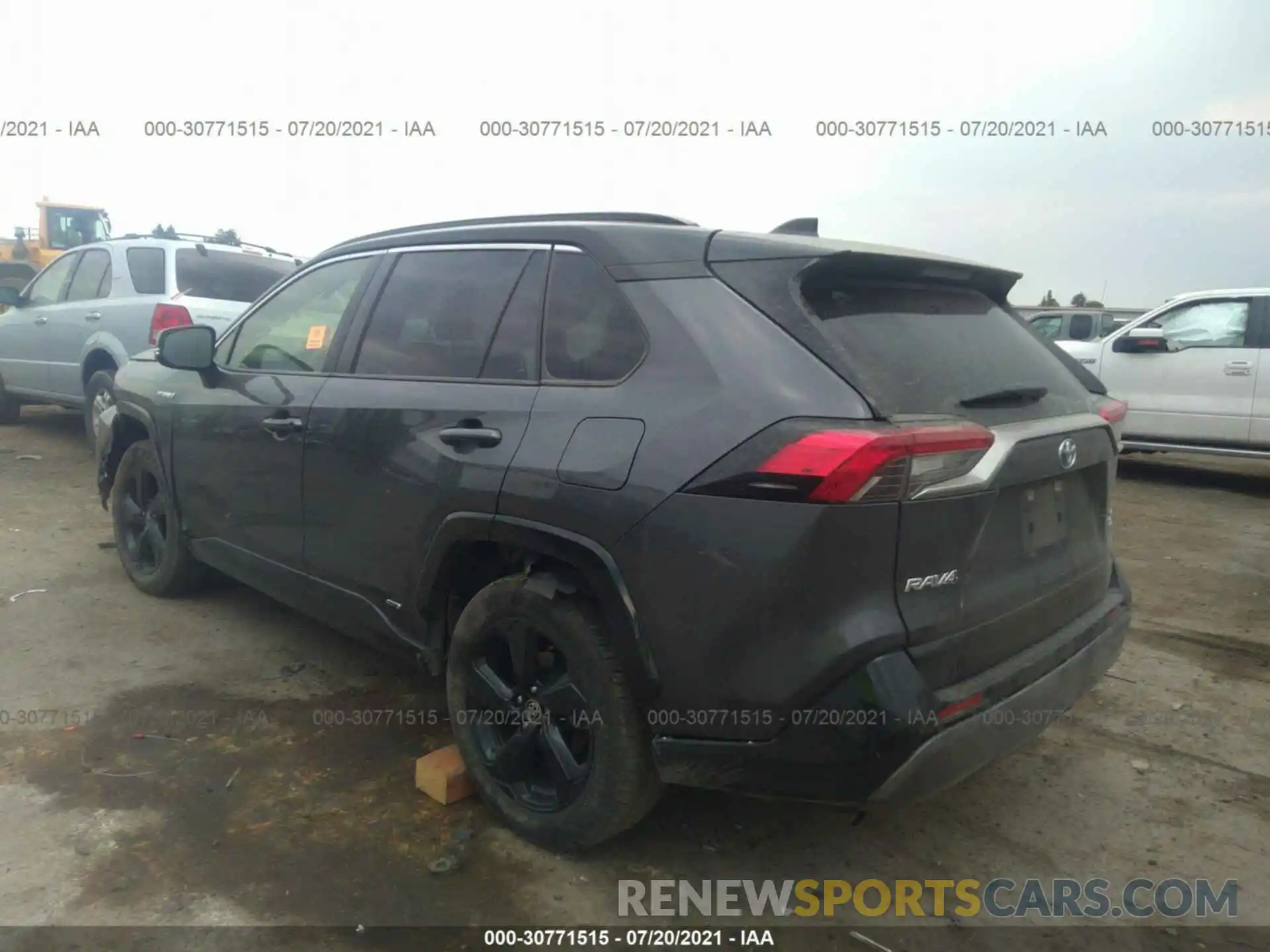 3 Фотография поврежденного автомобиля JTMEWRFVXLD545311 TOYOTA RAV4 2020