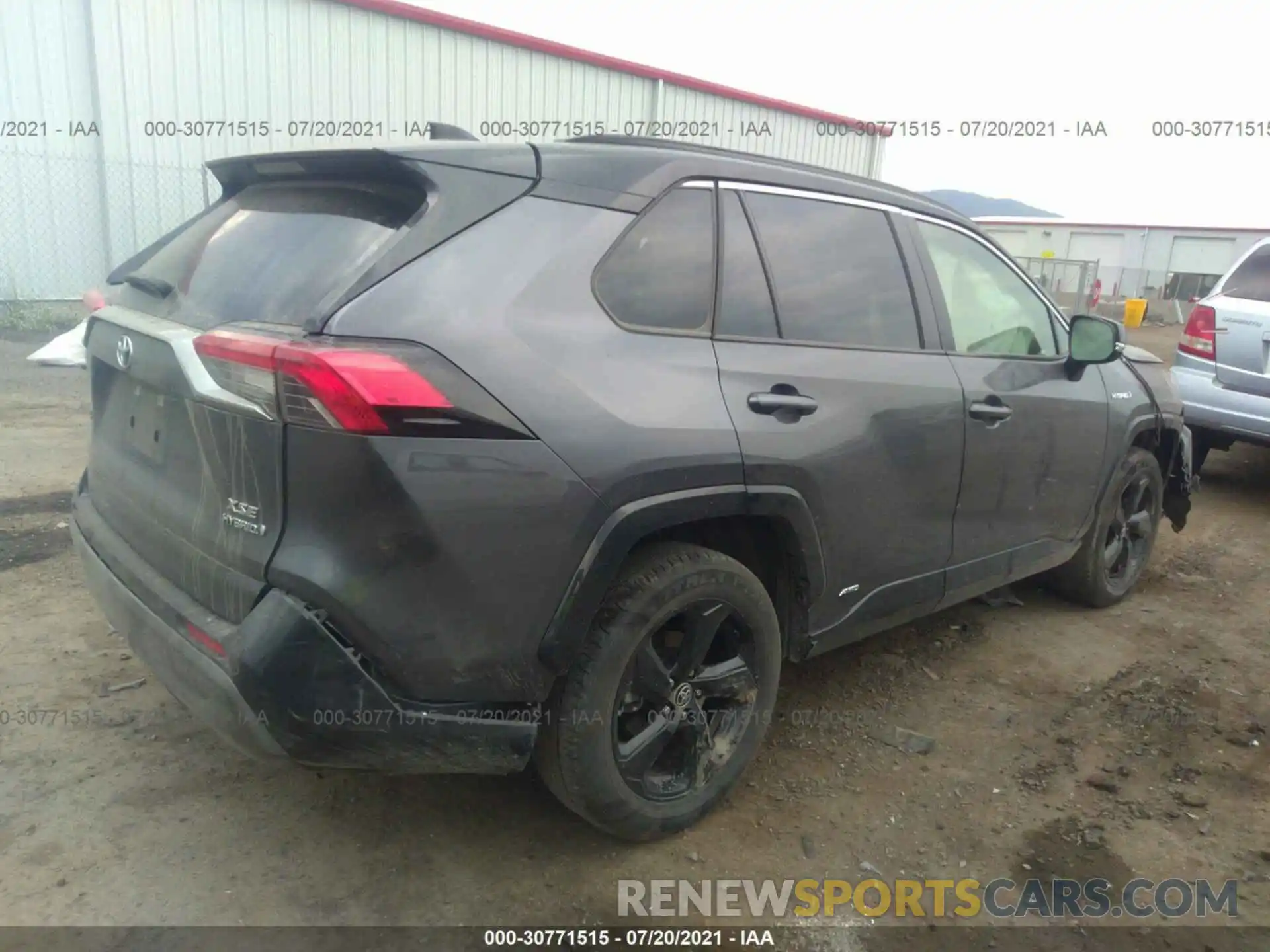 4 Photograph of a damaged car JTMEWRFVXLD545311 TOYOTA RAV4 2020