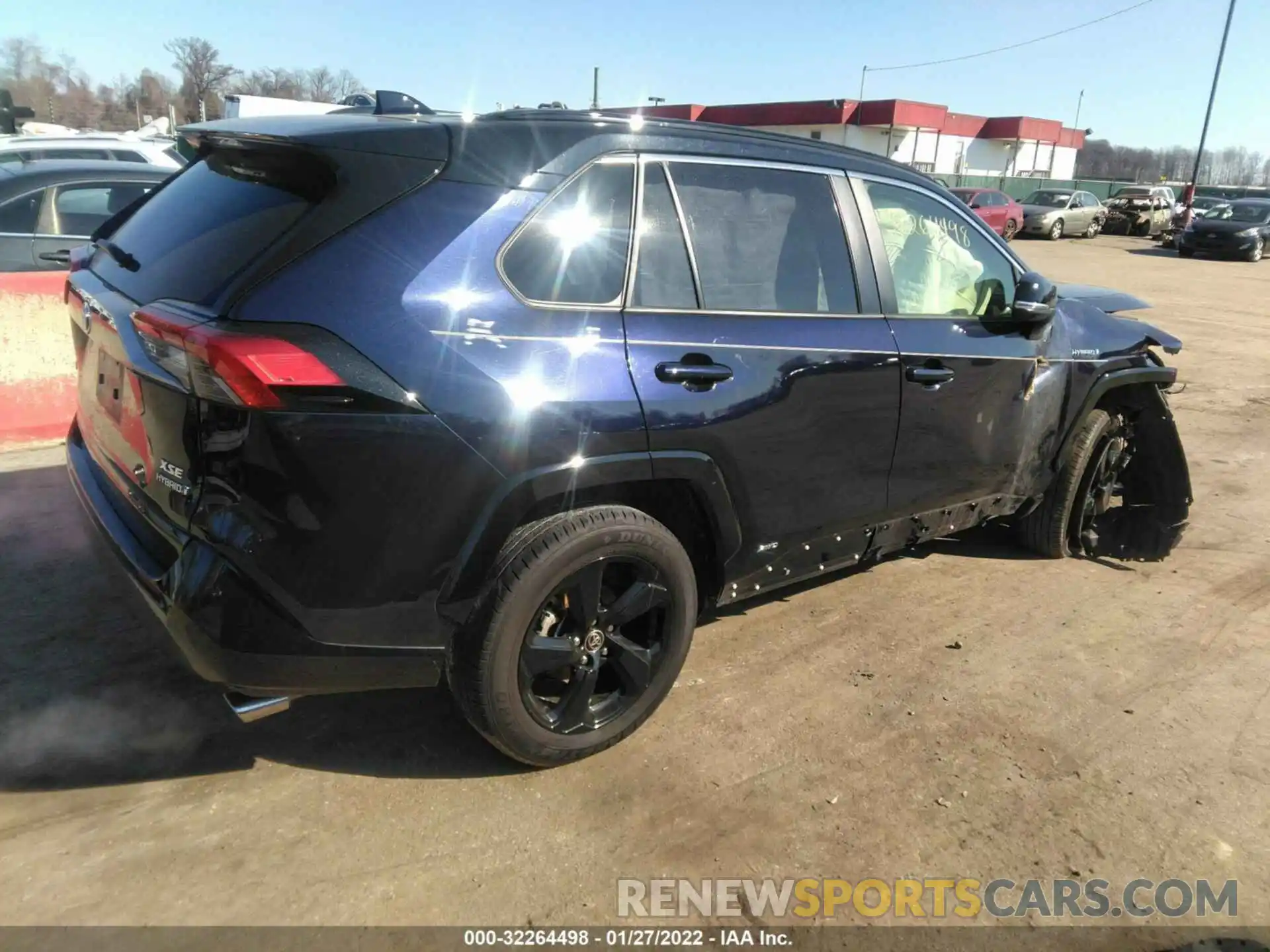 4 Photograph of a damaged car JTMEWRFVXLD549813 TOYOTA RAV4 2020