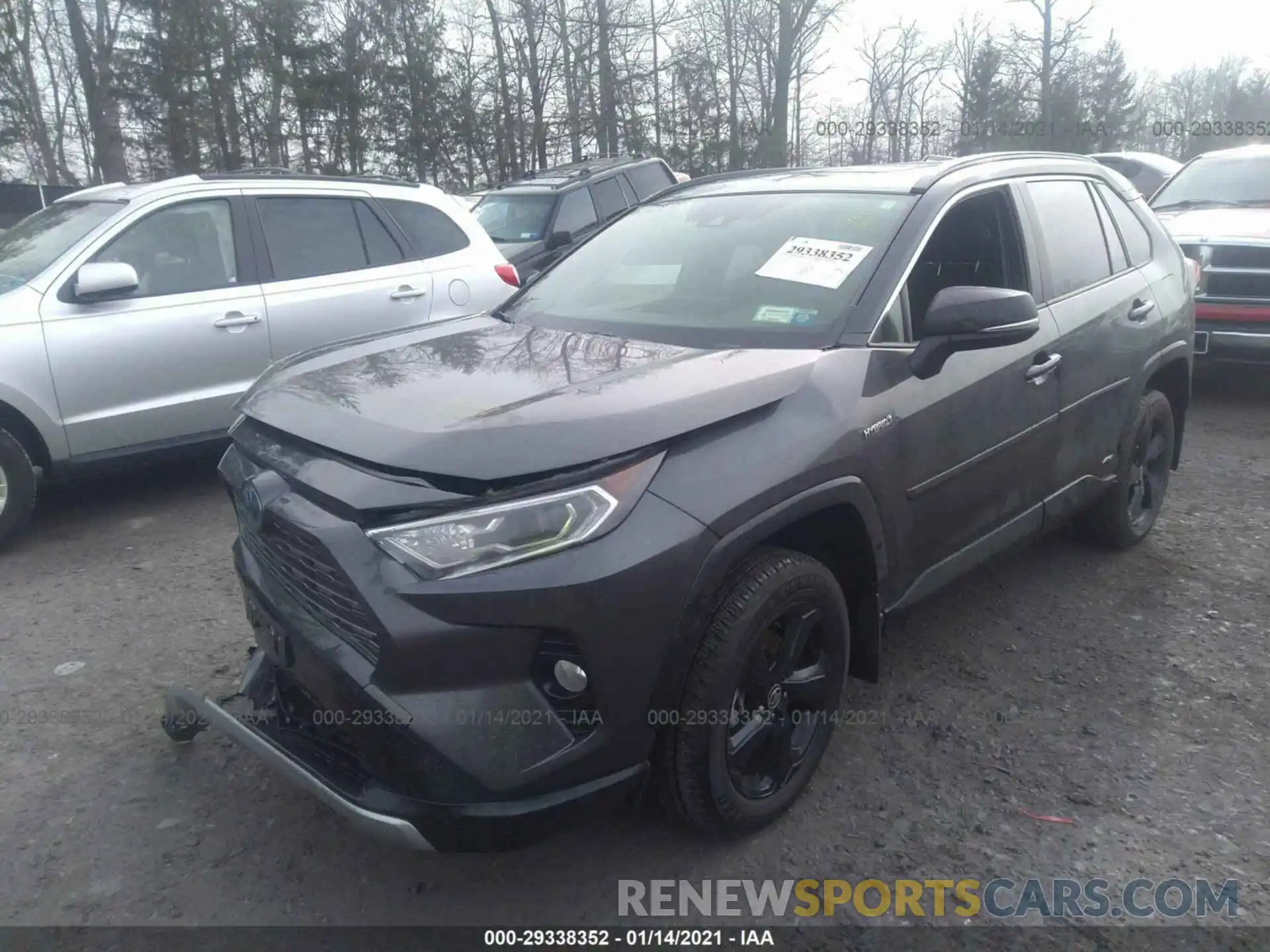 2 Photograph of a damaged car JTMEWRFVXLJ035929 TOYOTA RAV4 2020